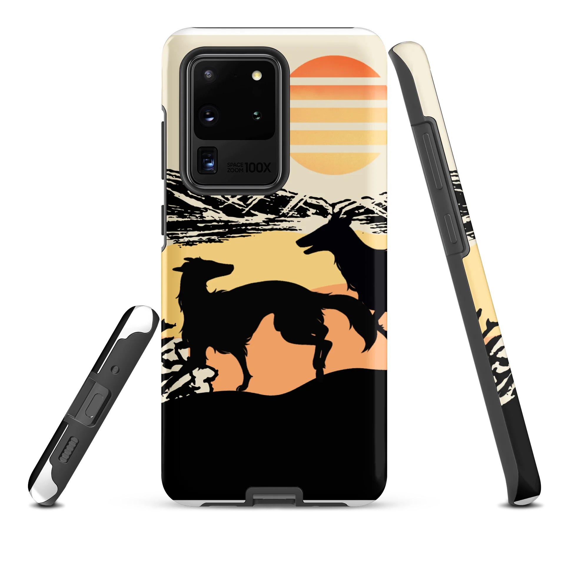 Silhouette Series: Sunrise Romp - Samsung Phone Case product image (1)
