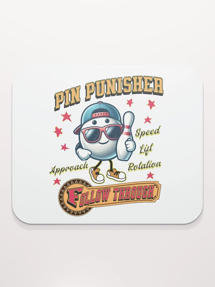 Pin Punisher Bowling Mouse Pad product image (2)