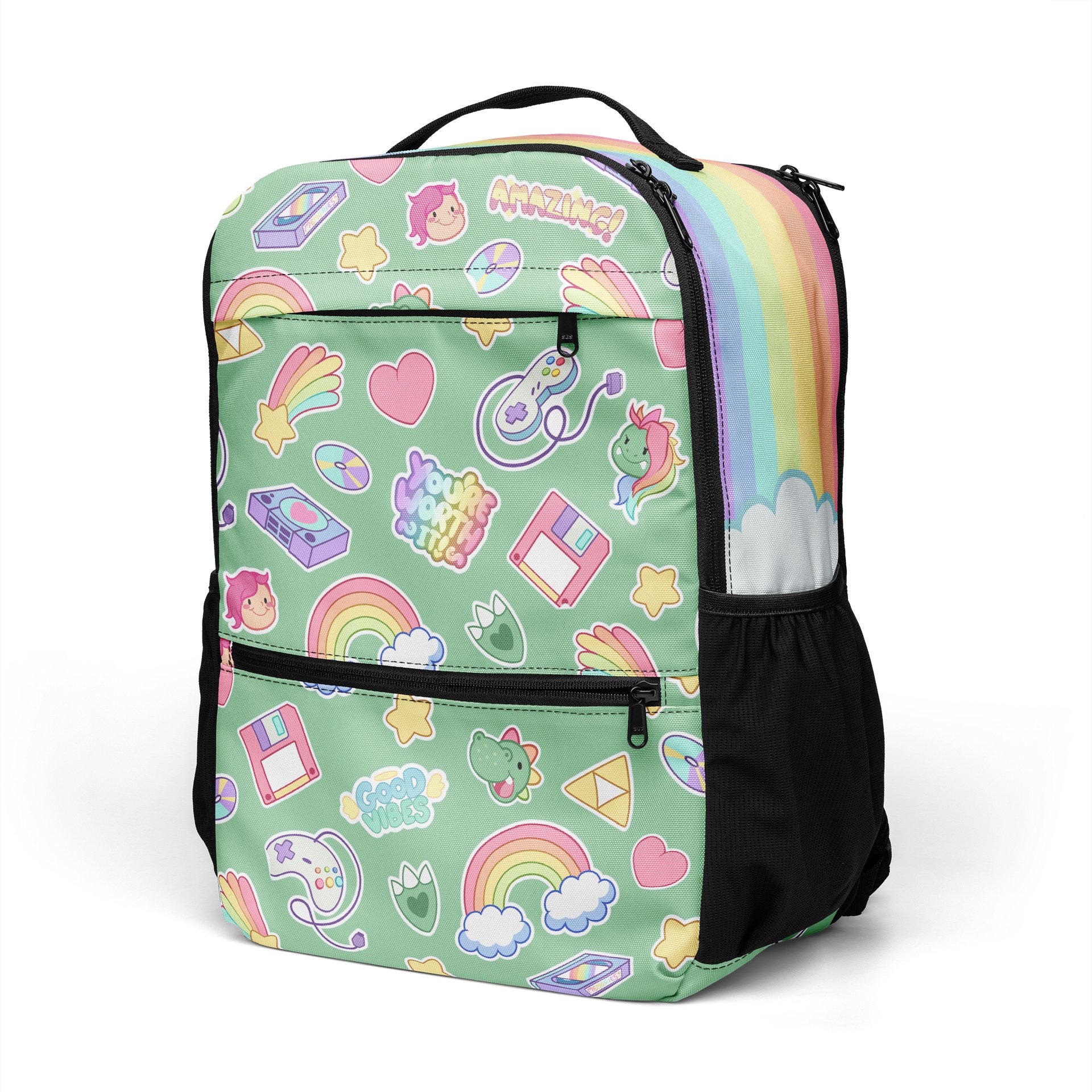 Retro Sticker Utility Backpack product image (5)