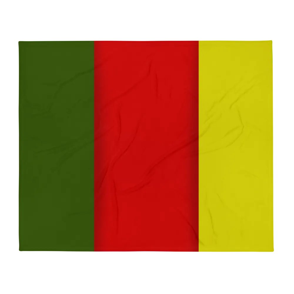 Greed Red Yellow Pattern Throw Blanket product image (2)