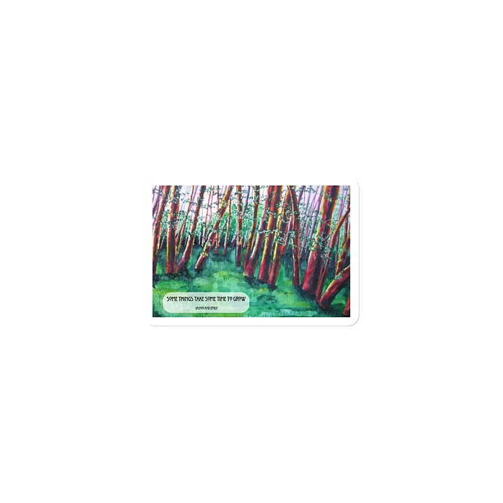 Some things take some time to grow- Forest Magnet product image (1)