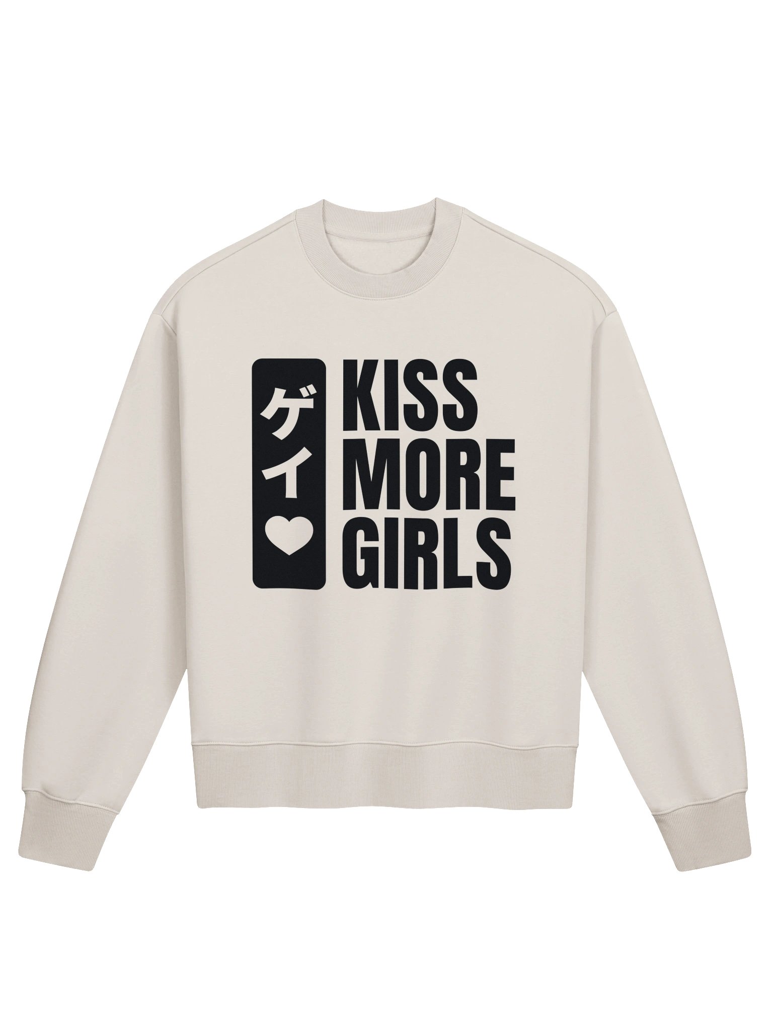 GAY | KISS MORE GIRLS - HEAVY WEIGHT CREWNECK product image (1)