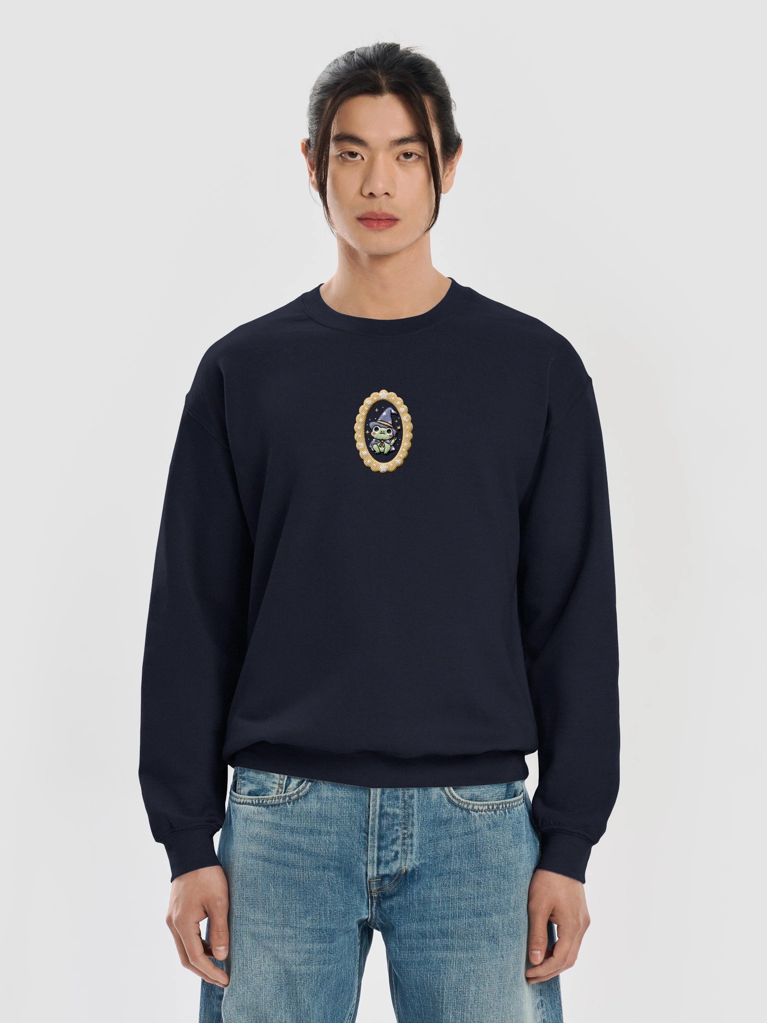 Embroidered Frog Wizard Sweatshirt product image (5)