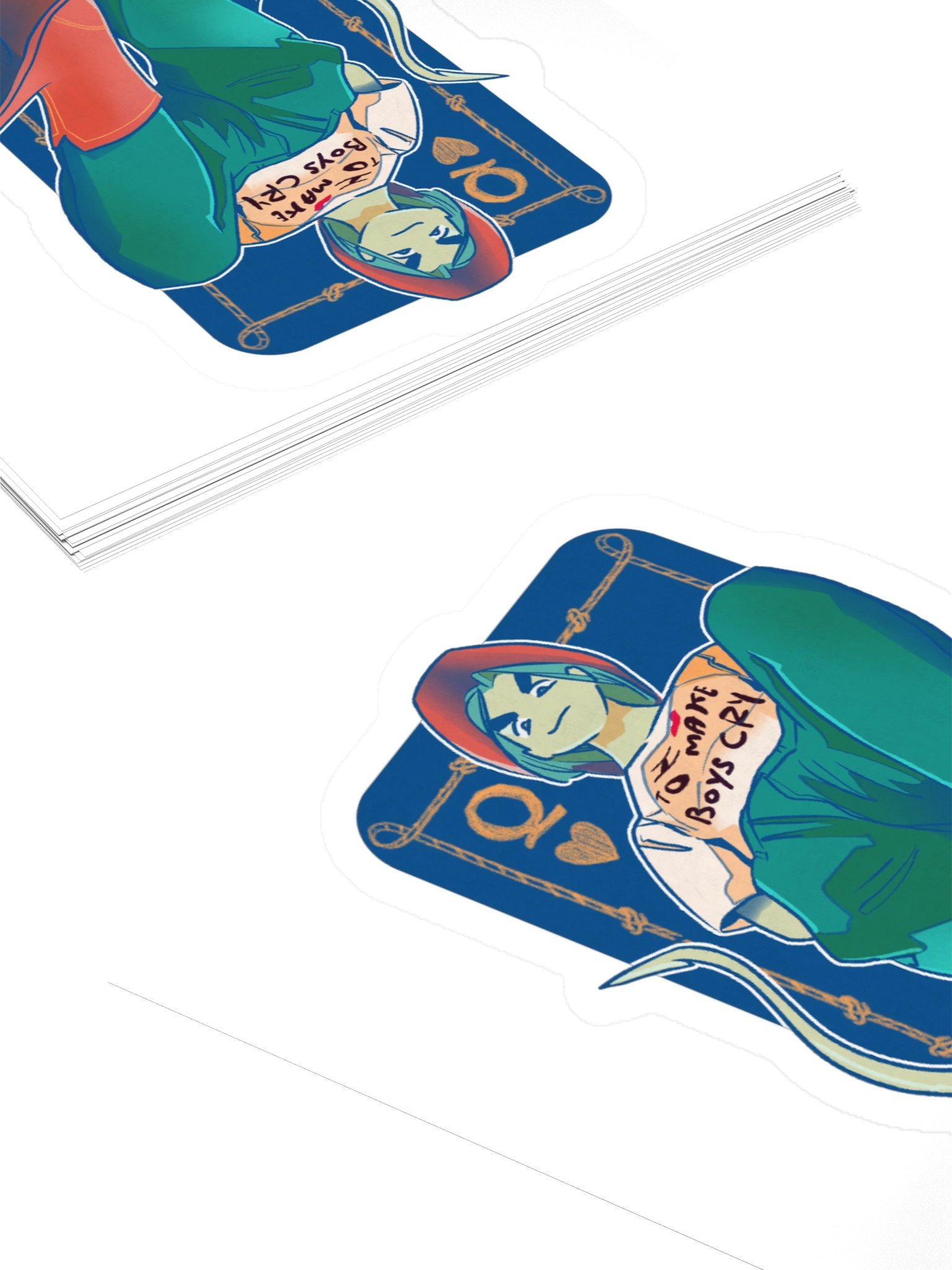 Jane "I Love To Make Boys Cry" Sticker product image (4)
