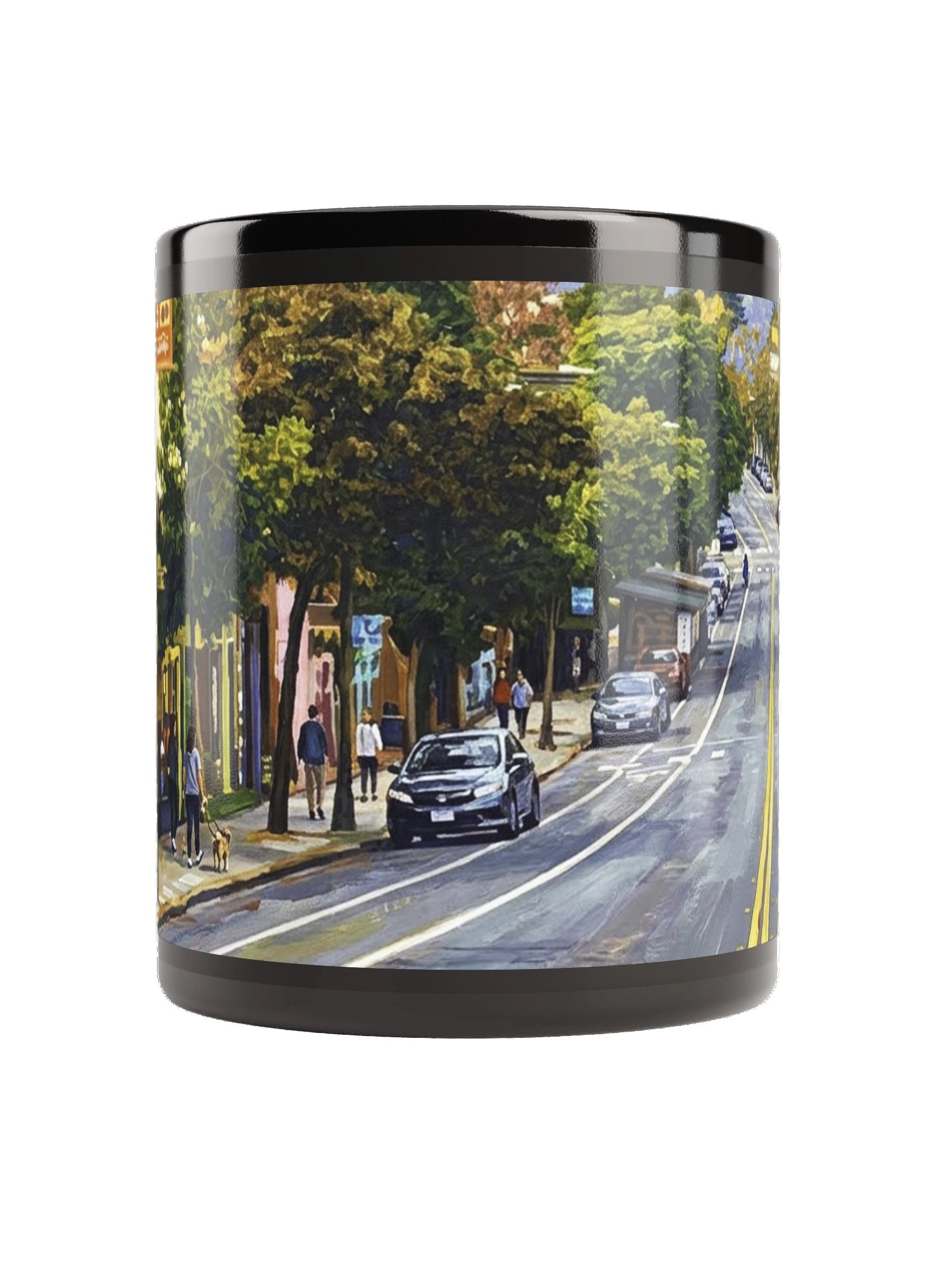 Rockridge Morning Black Glossy Mug product image (4)