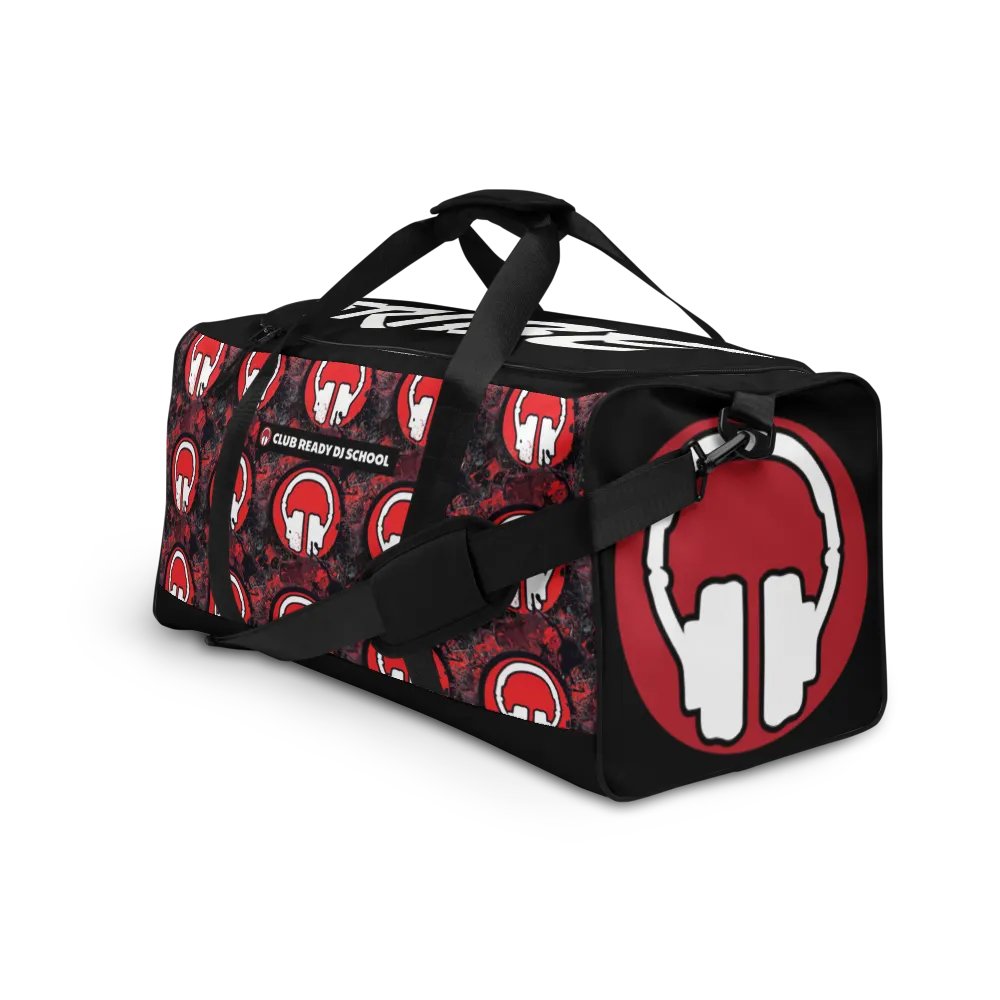 Paint Splatter Headphones All-Over Print Duffle Bag product image (3)
