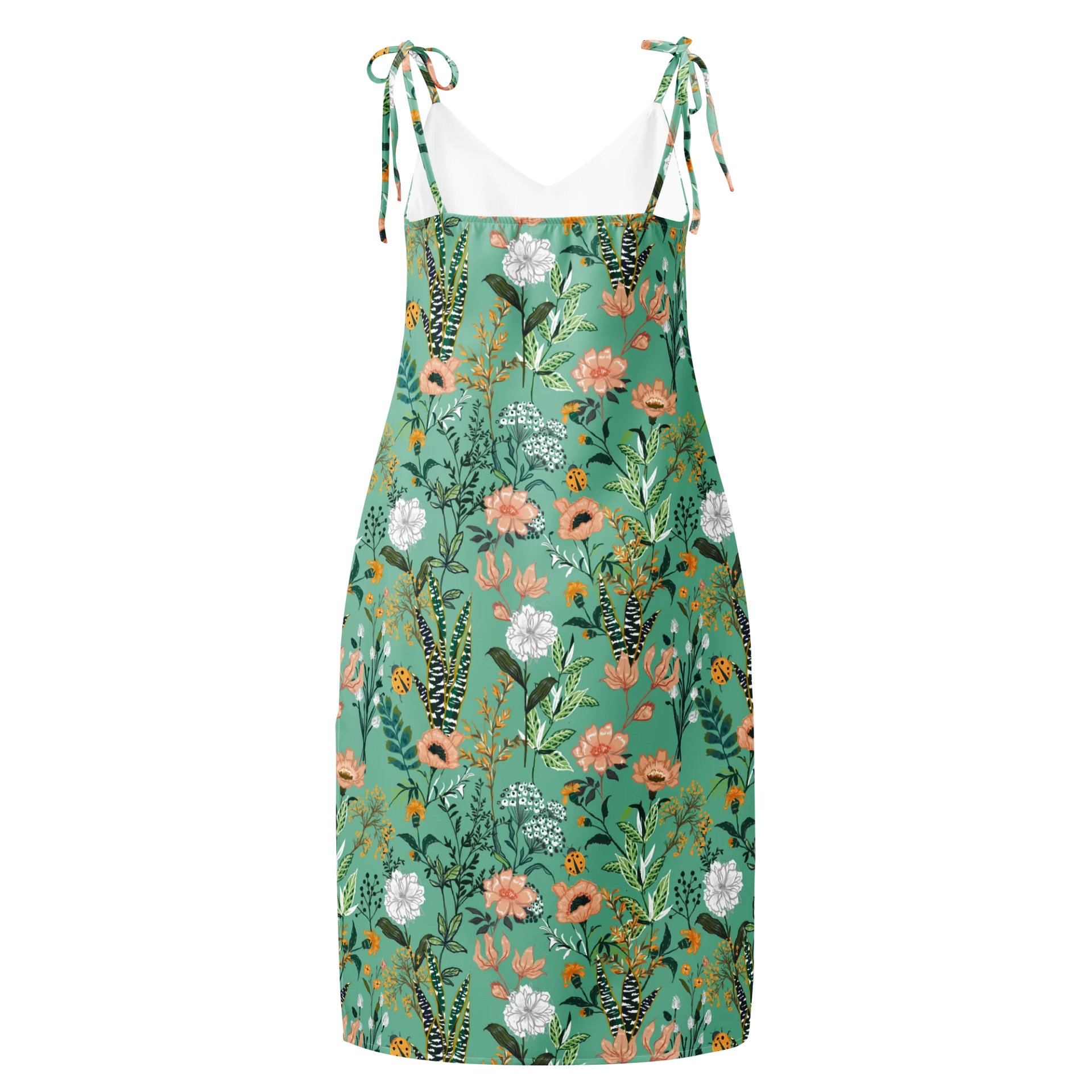 Green Floral Midi Chiffon Slip Dress product image (2)