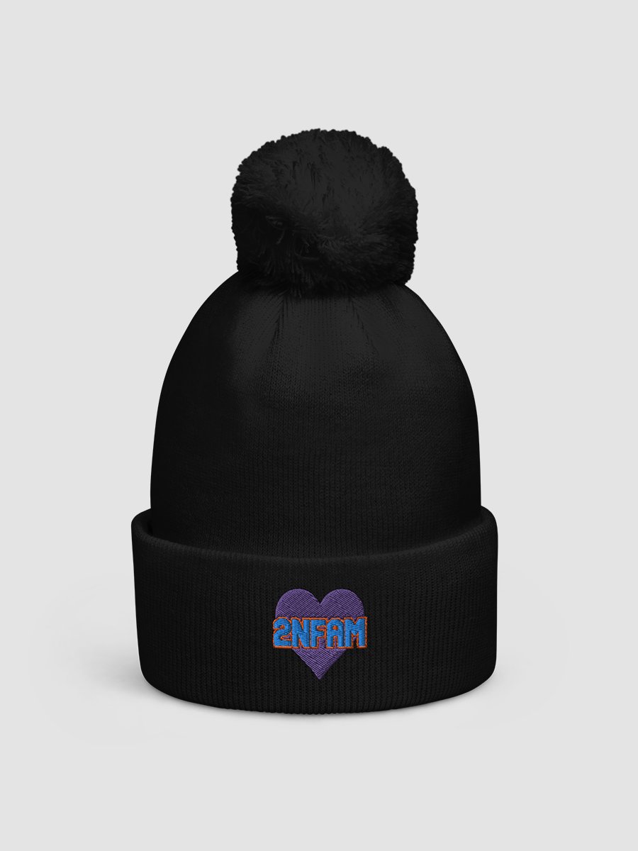 2NFAM Heart Solid Pom-Pom Beanie product image (1)