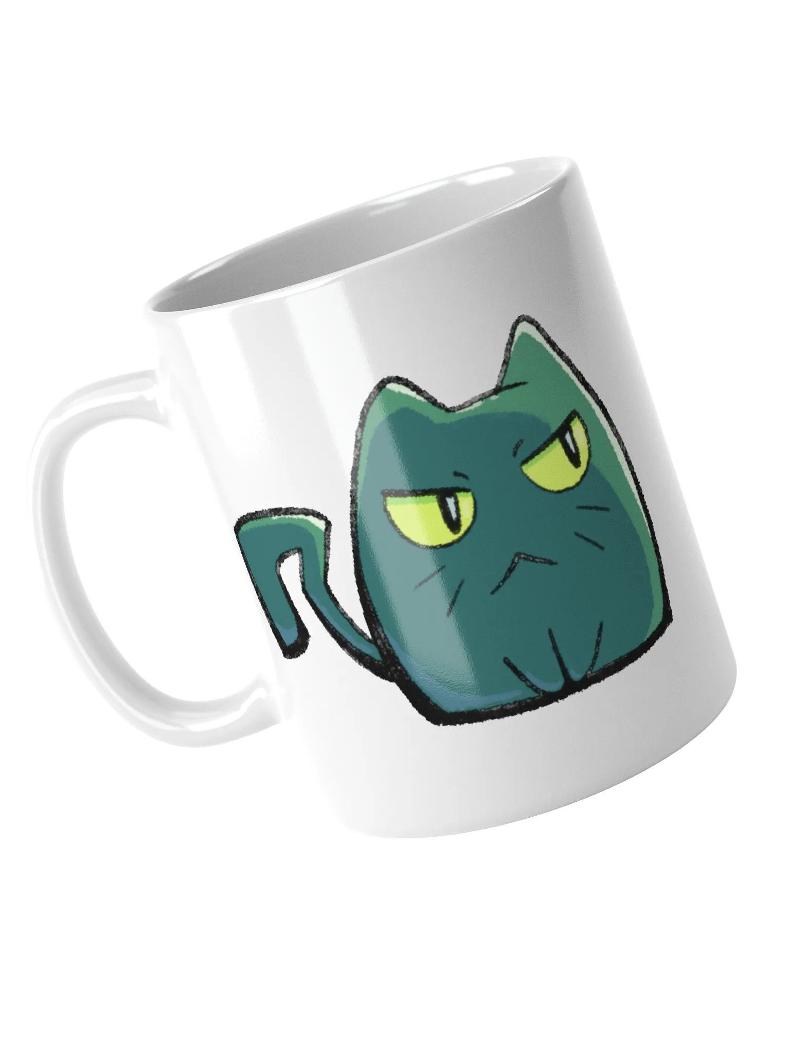 Tiny Grumpy Kitty - White Mug product image (1)