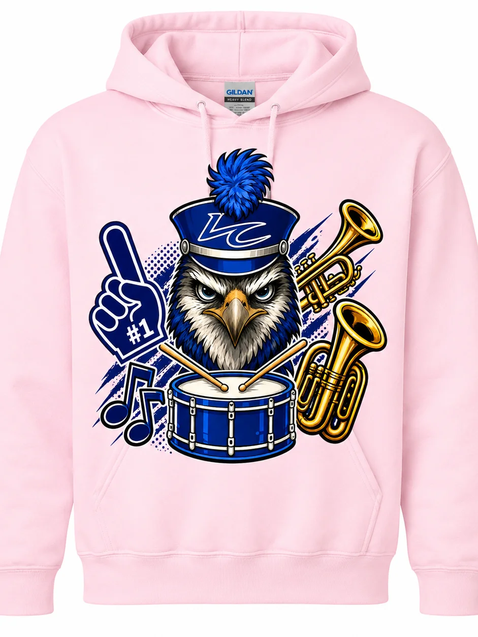 Drummer Hawk Gildan Blend Hoodie product image (1)