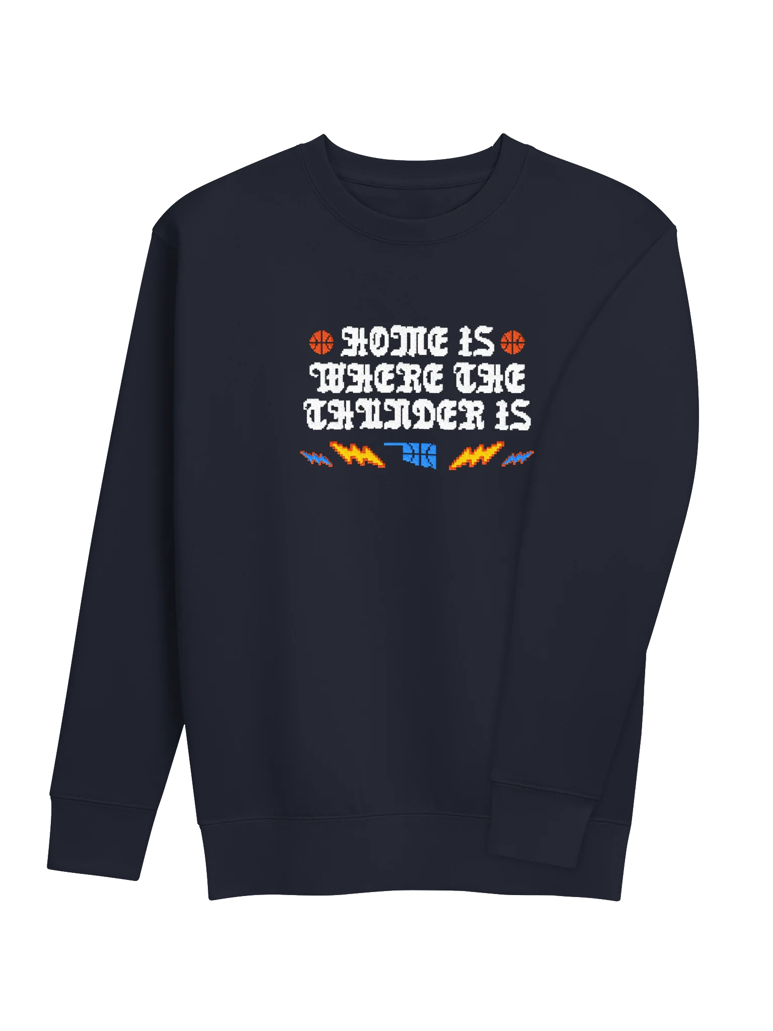 Home Is Where the Thunder Is Embroidered Sweater product image (4)