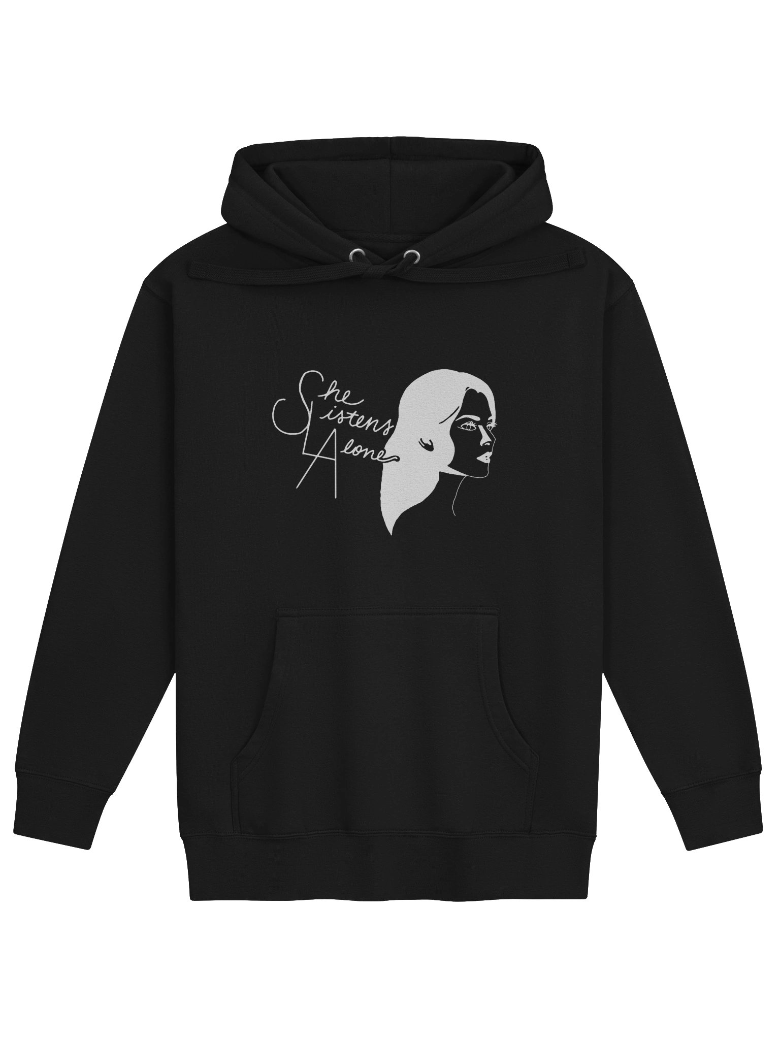 She Listens Alone – Official Movie Poster Unisex Premium Hoodie product image (1)