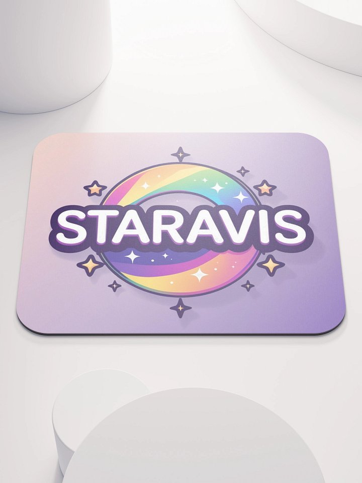 Rainbow Star Mouse Pad product image (1)