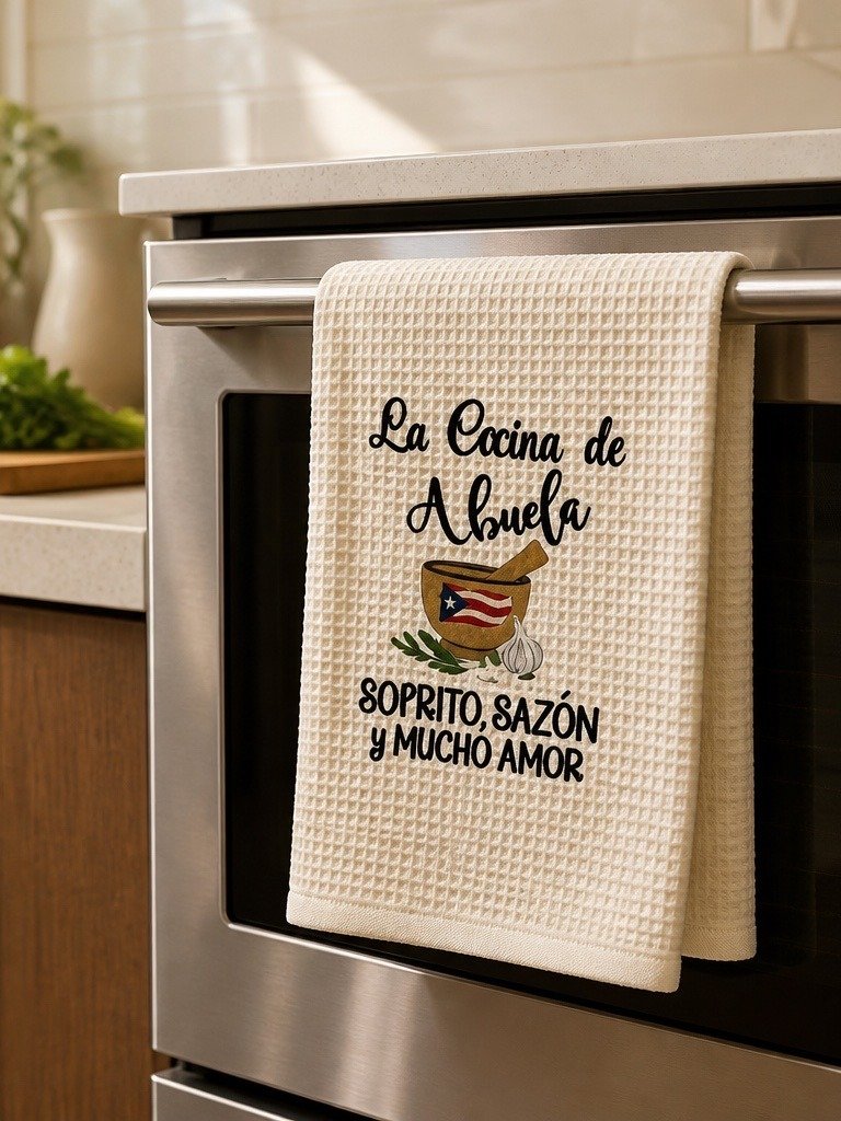 La Cocina de Abuela Puerto Rican Kitchen Towel product image (1)