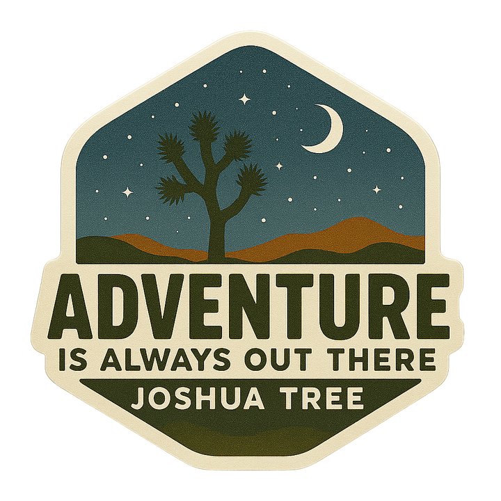 Adventure Sticker Joshua Tree Night Sky product image (1)