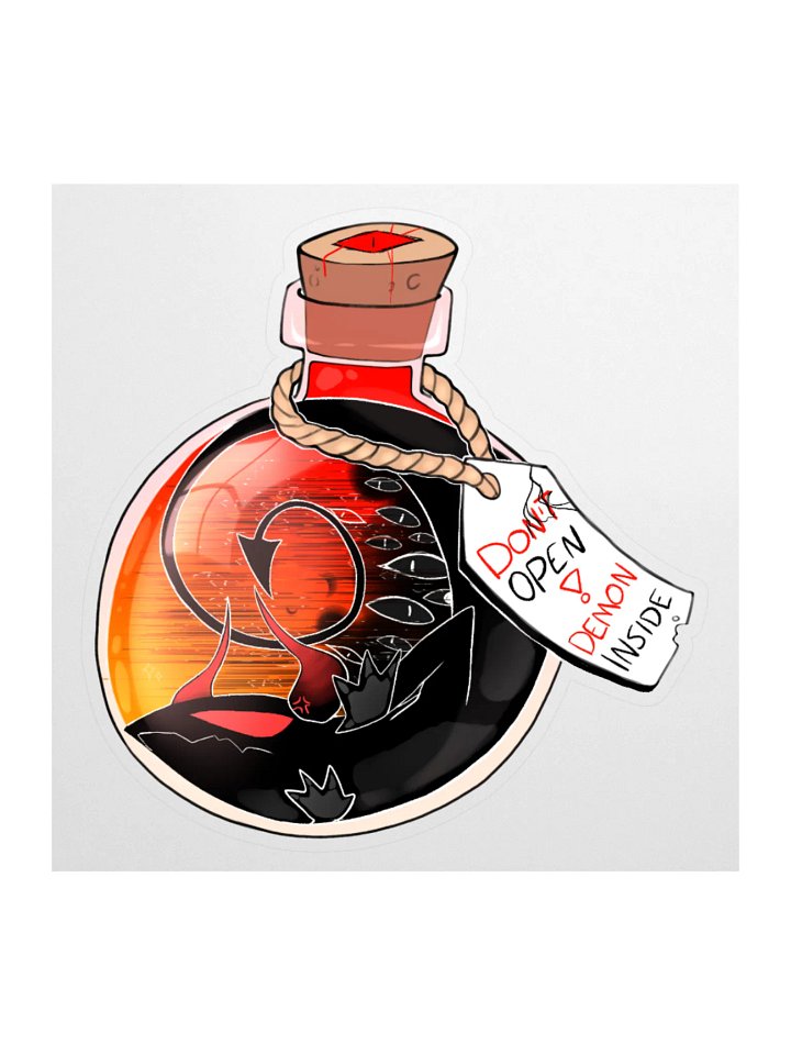 Demon in a bottle Sticker product image (2)