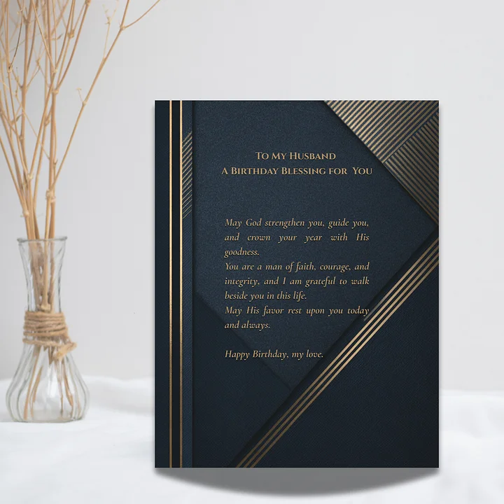 Christian Husband Birthday Blessing Card | Printable gift for Him product image (2)
