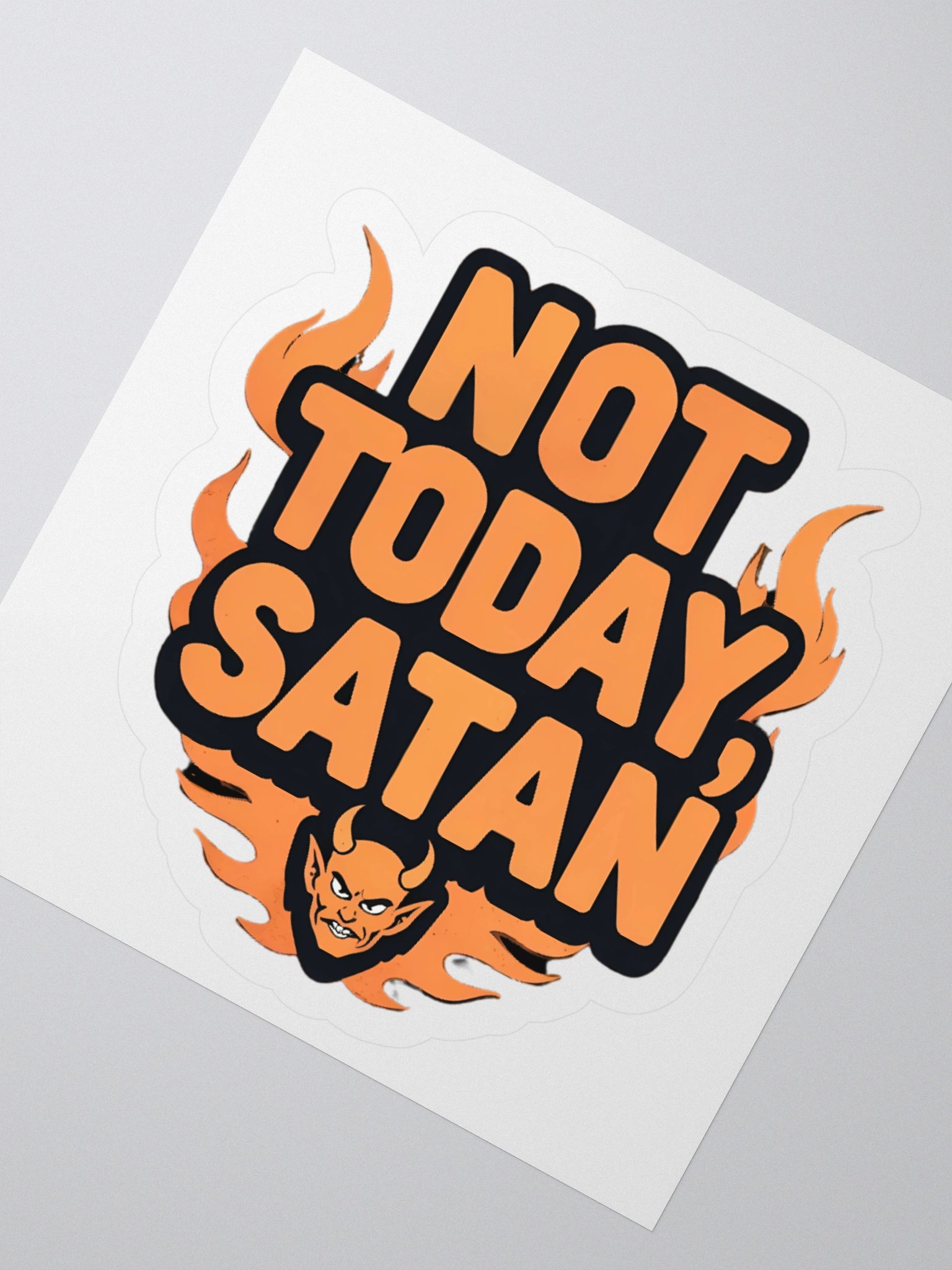 Flame Devil Kiss Cut Stickers product image (6)