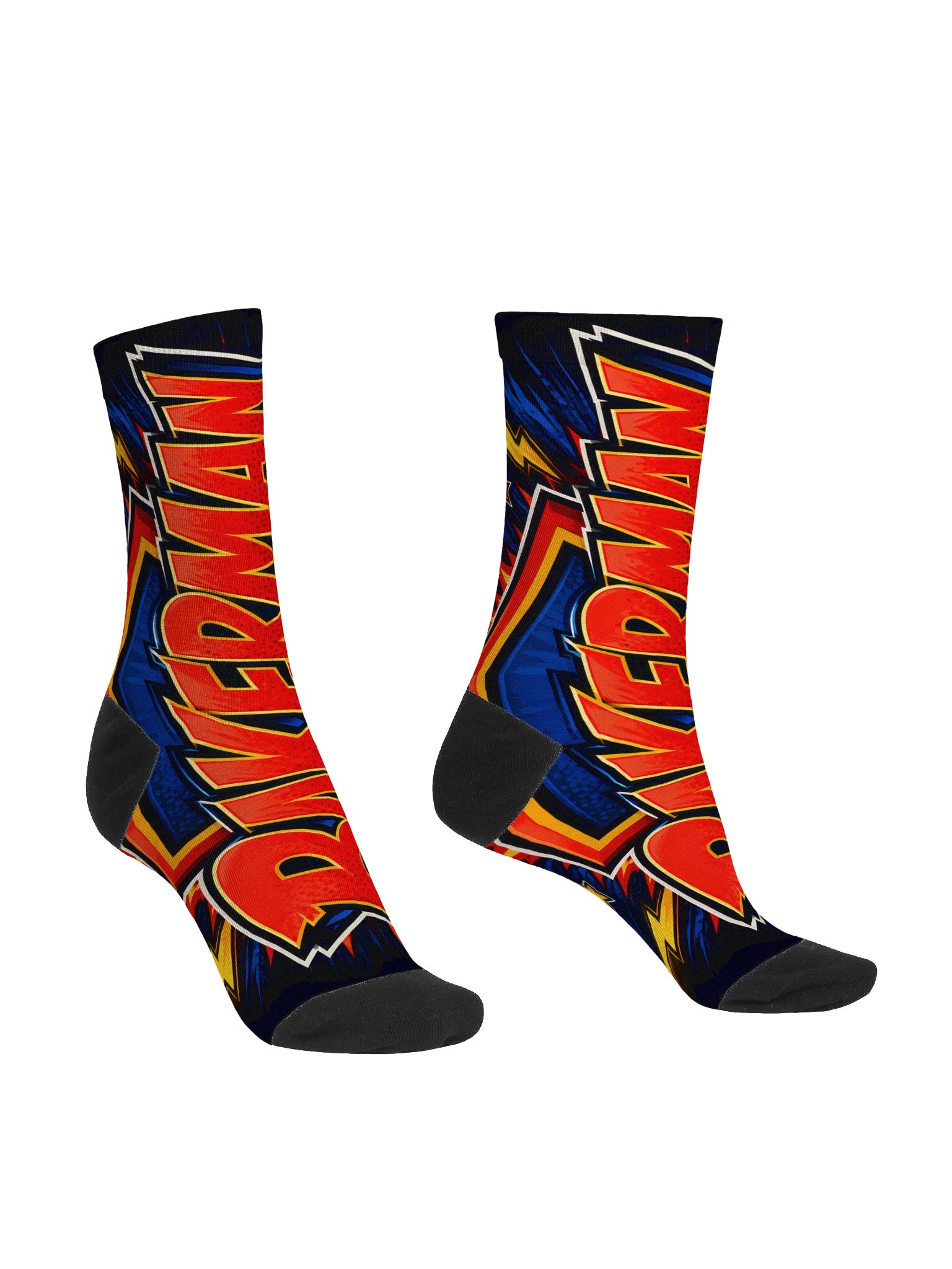 Premium Sustainable Crew Socks BakerMan design by D-ROC product image (3)