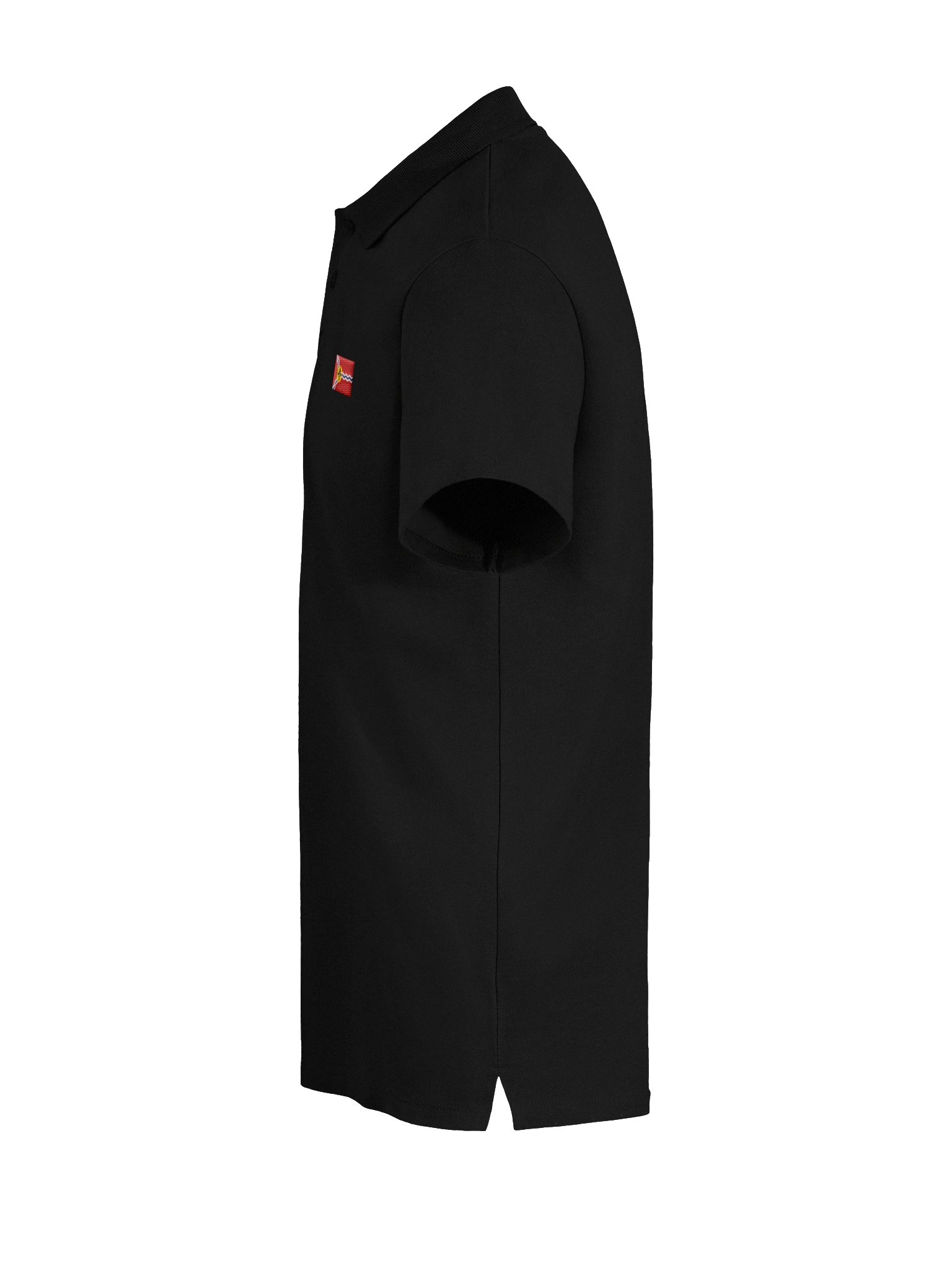 Flag Embroidered Polo - Black product image (9)