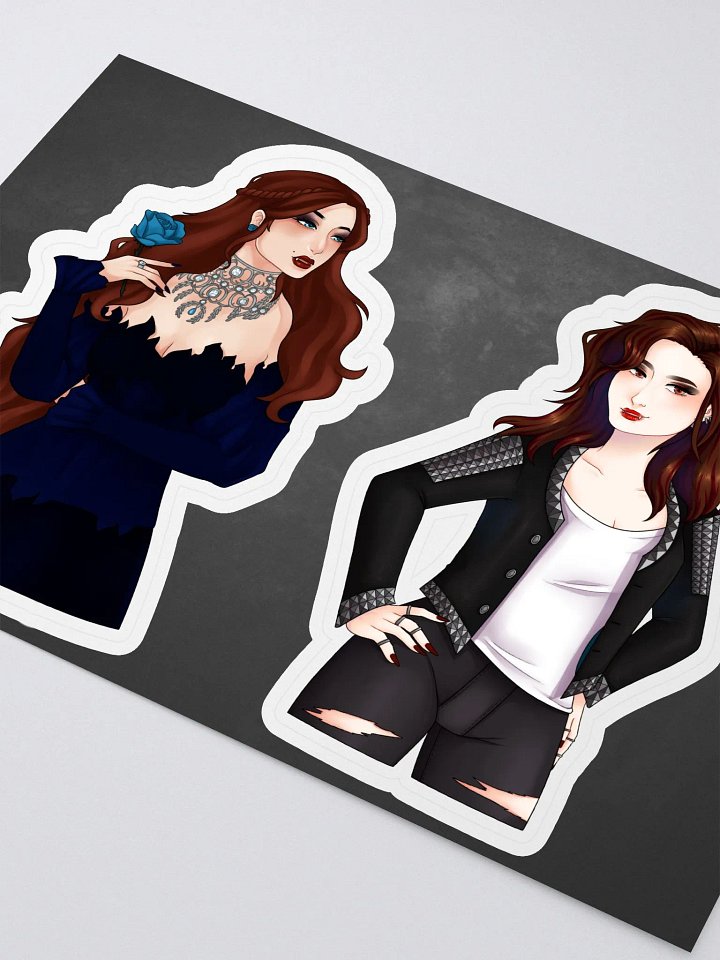 Countess Stefania Swann & Mimi Vampire Sticker Sheet product image (1)