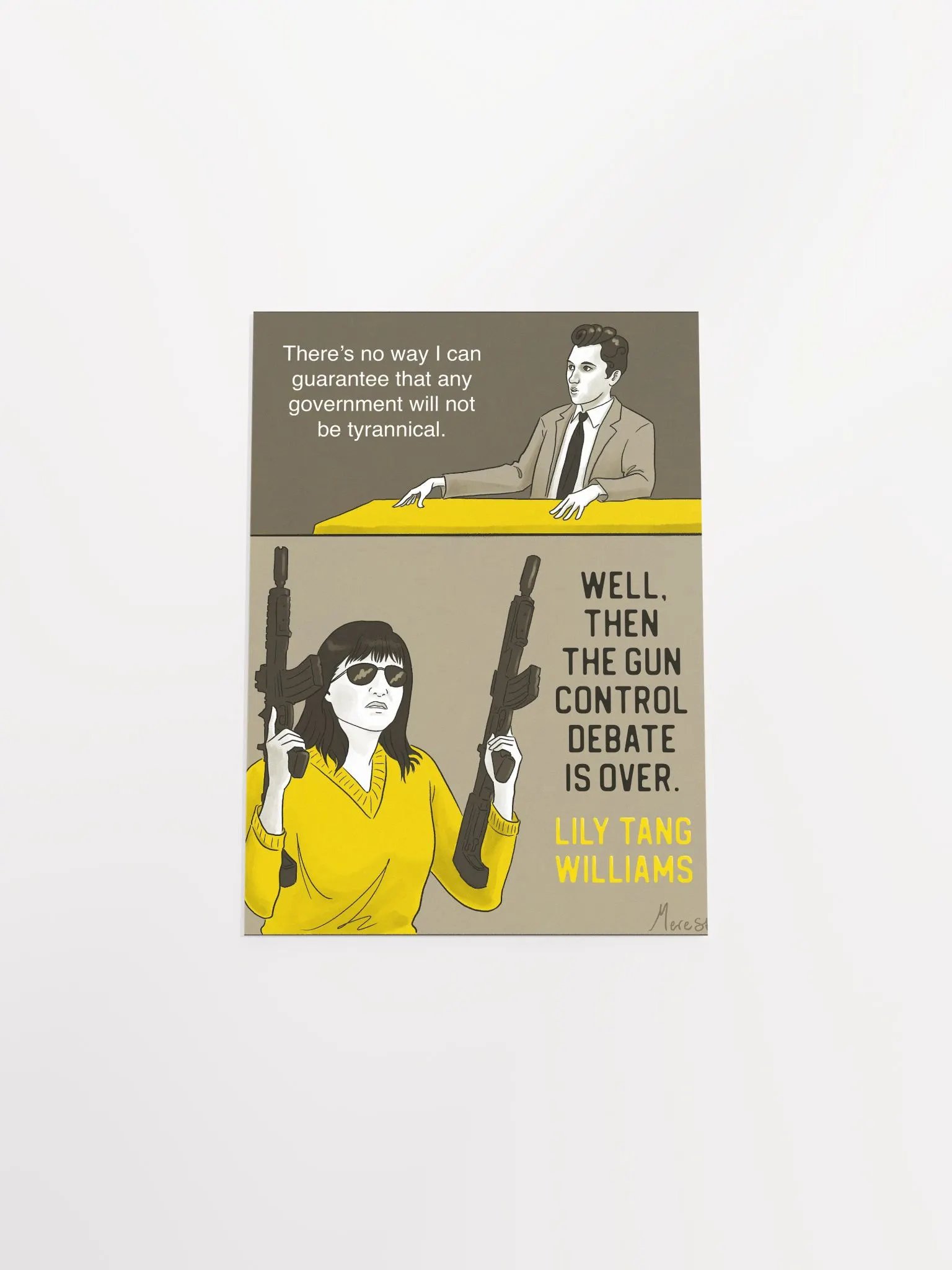 Gun Control Debate Is Over Poster product image (29)