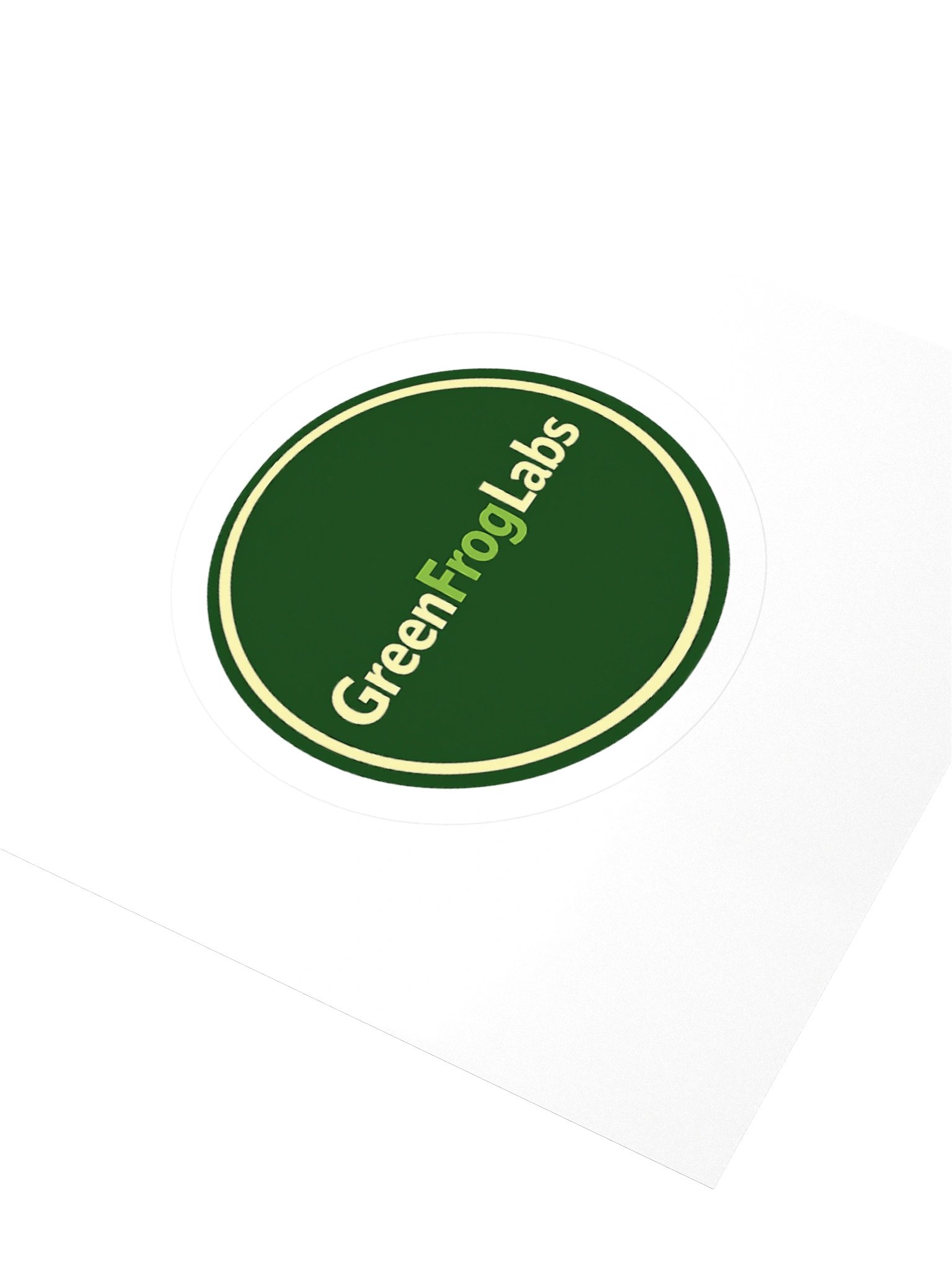 GreenFrogLabs Clean Logo Sticker product image (3)