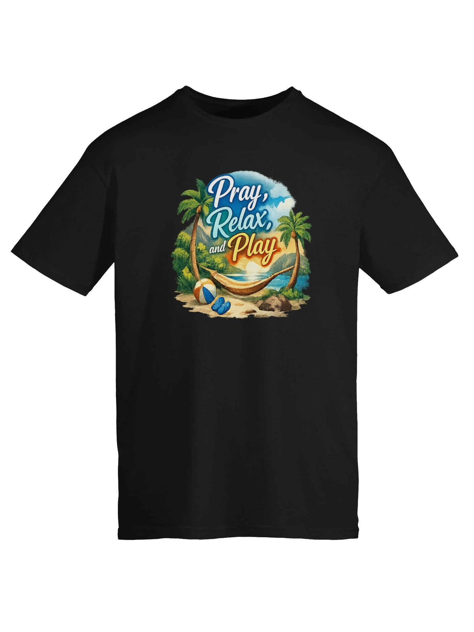 Pray, Relax & Play Men’s T-Shirt product image (5)