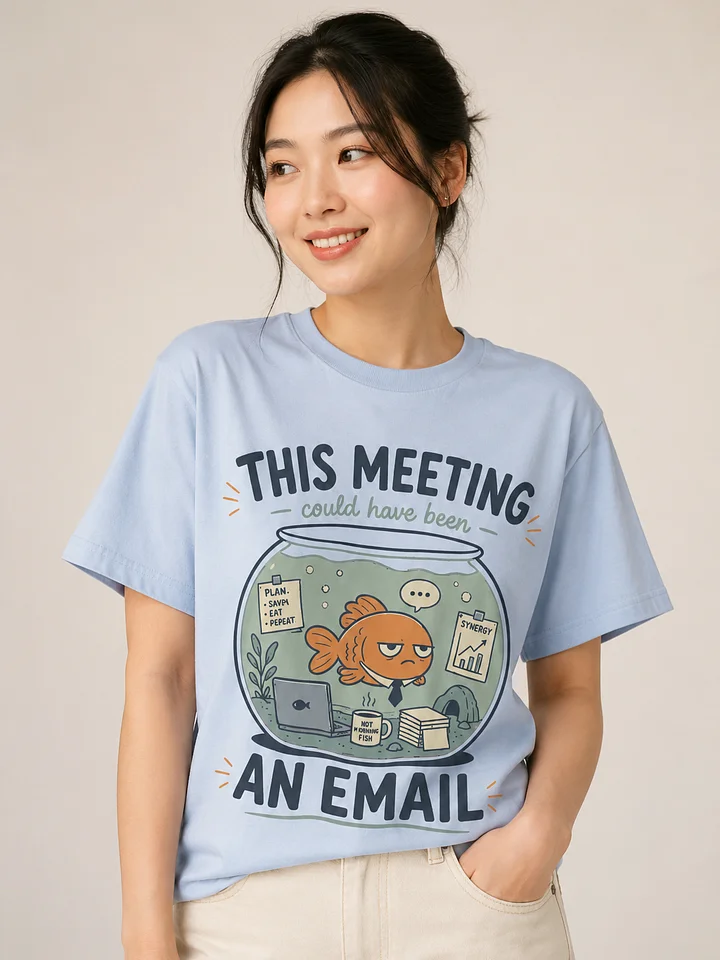 This Meeting Could Have Been an Email Funny Goldfish T-Shirt product image (1)