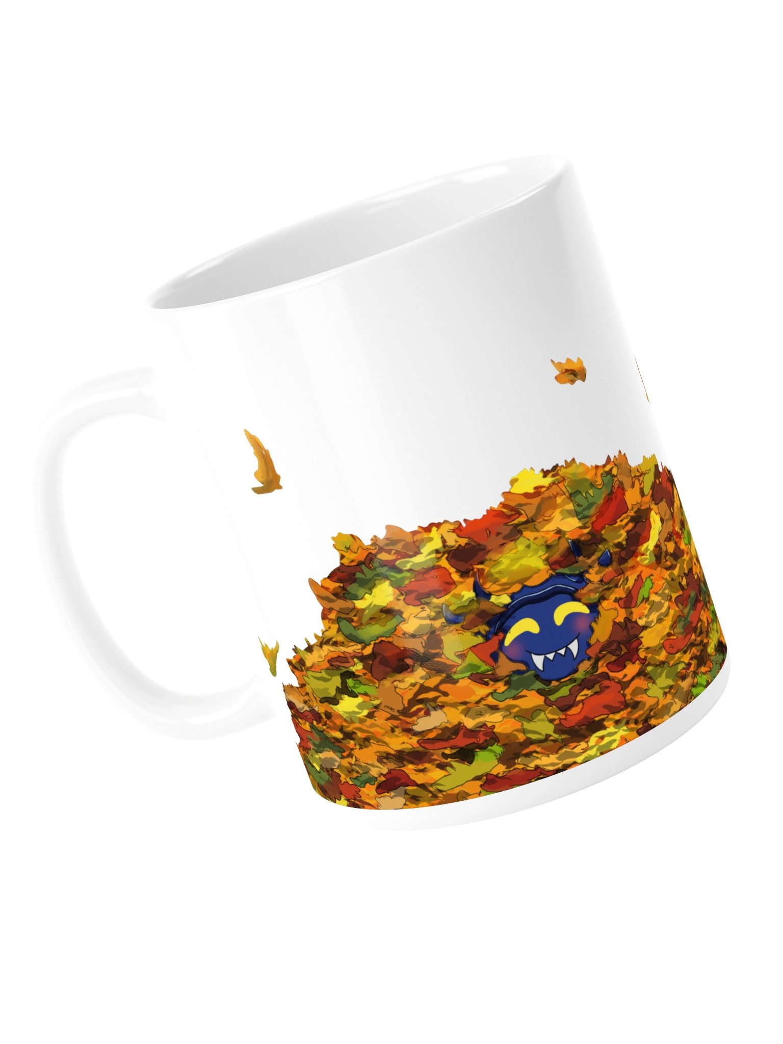 Lil Cherny in the Leaves White Glossy Mug product image (14)
