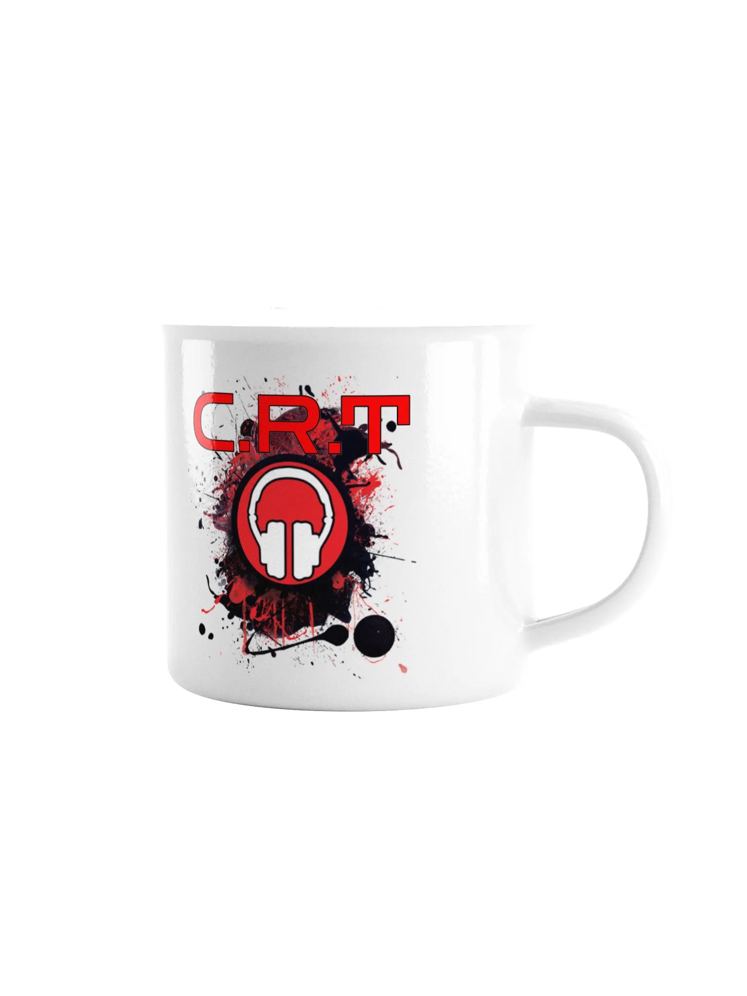 C.R.T Paint Splatter Enamel Mug product image (1)