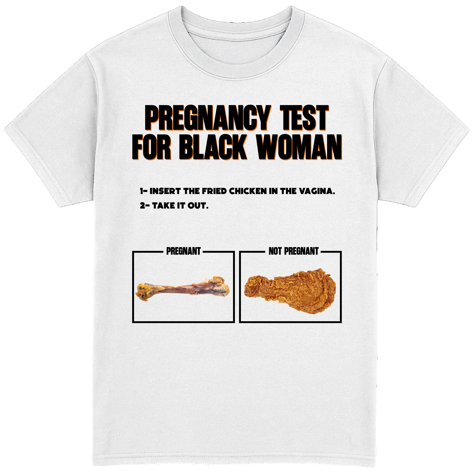 Pregnancy Test For Black Woman T-Shirt product image (1)