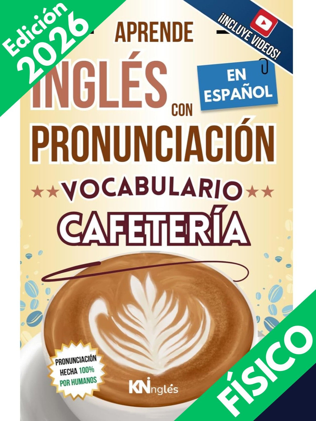 Cafetería / libro para aprender inglés con pronunicación / Vocabulario para baristas y bartenders product image (1)