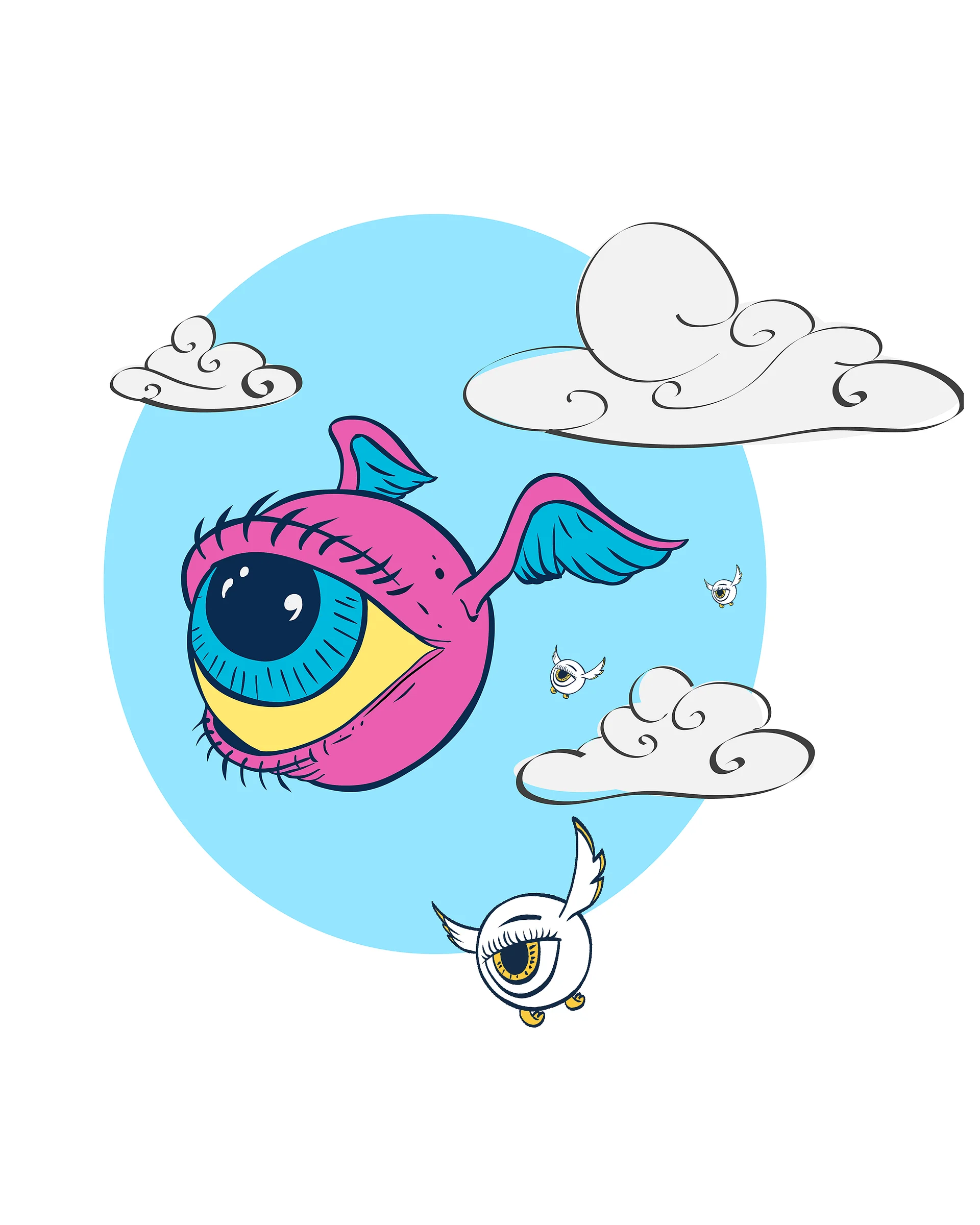 Flyball and Friends Art Print product image (1)