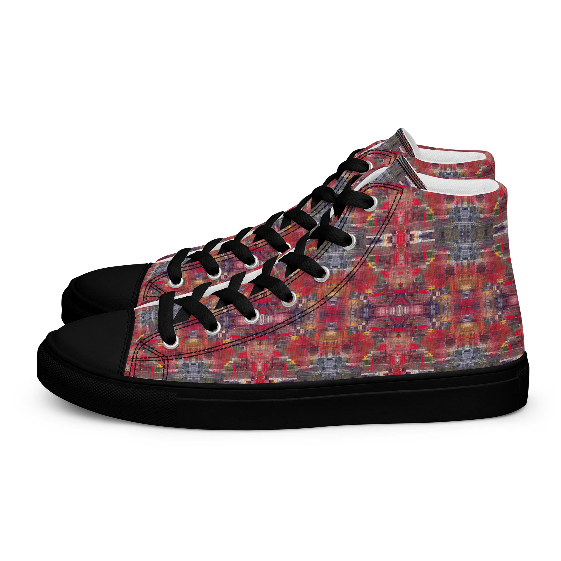 Ancestral Weave Men’s High Top Canvas Shoes product image (4)