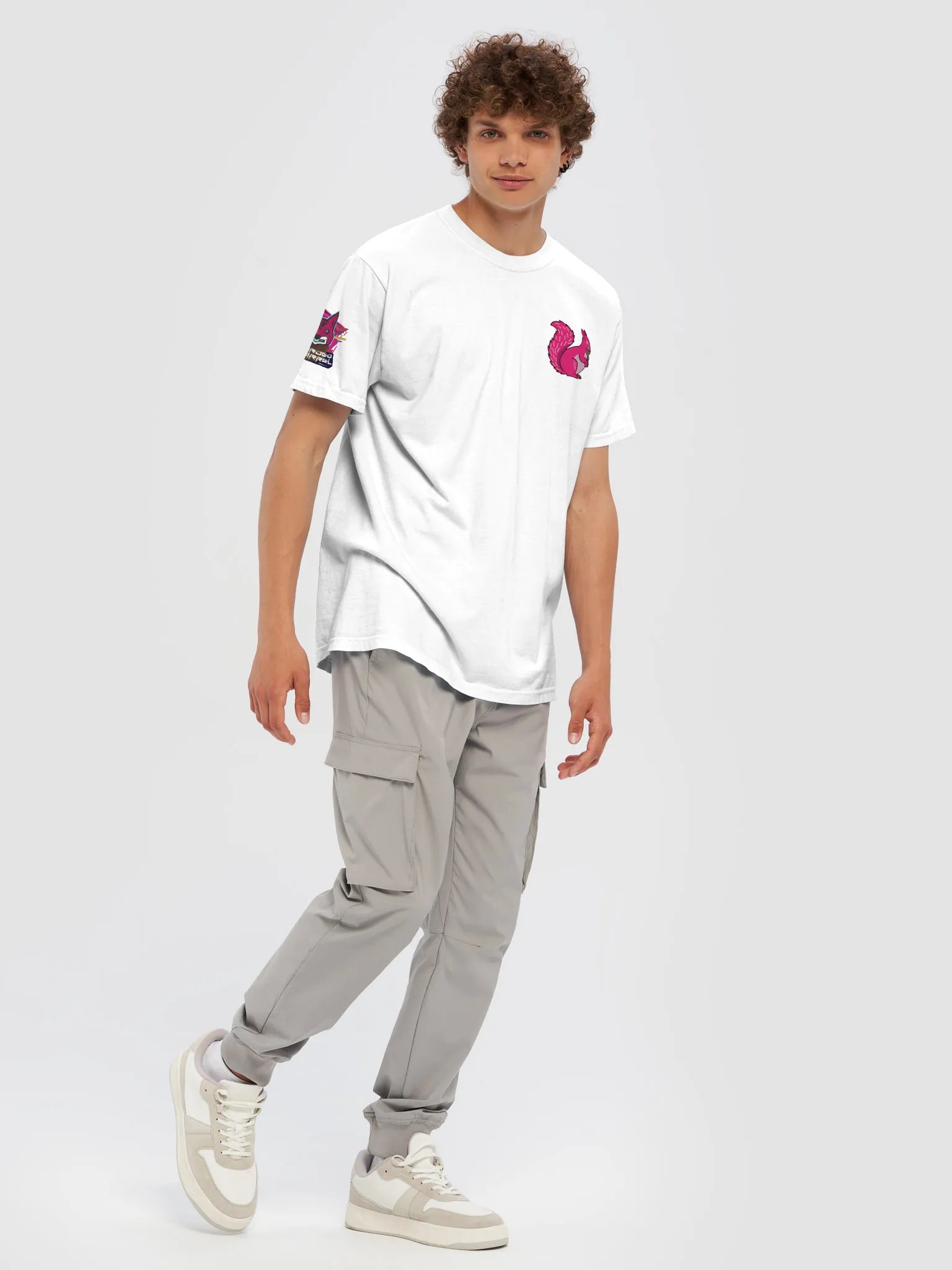 Emotional Support Squirrel - Graphic Print Cotton Tee product image (7)