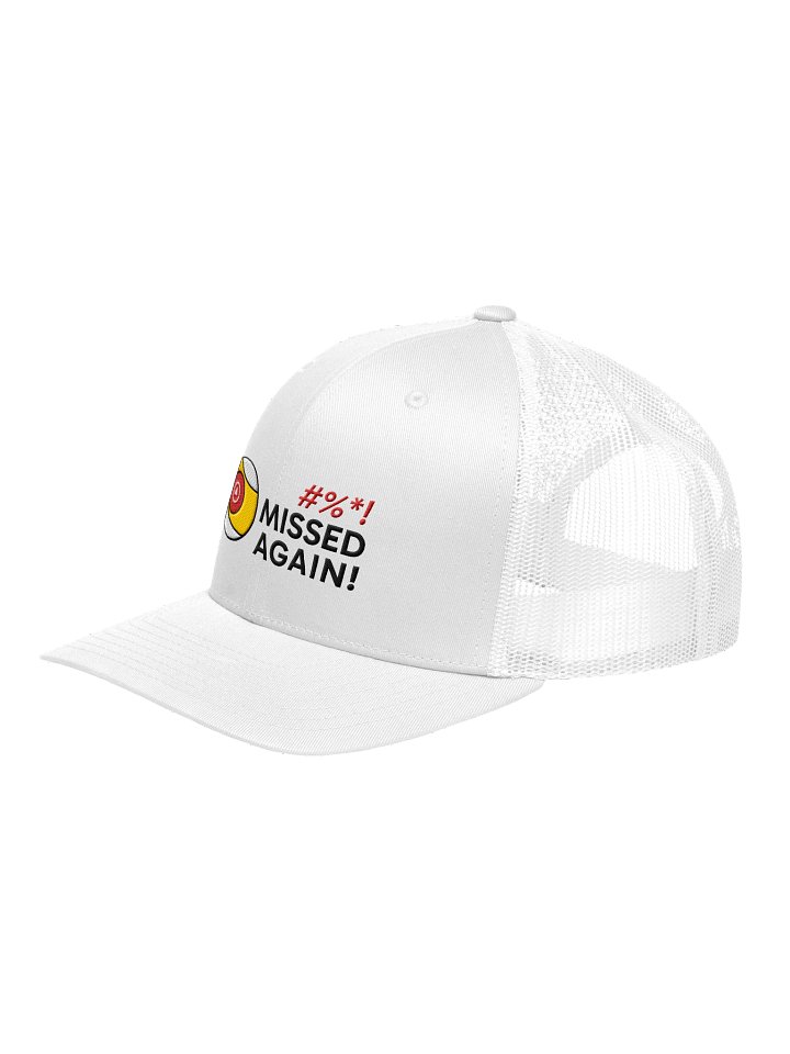 Missed Again! Logo Cap (Trucker - White) product image (2)