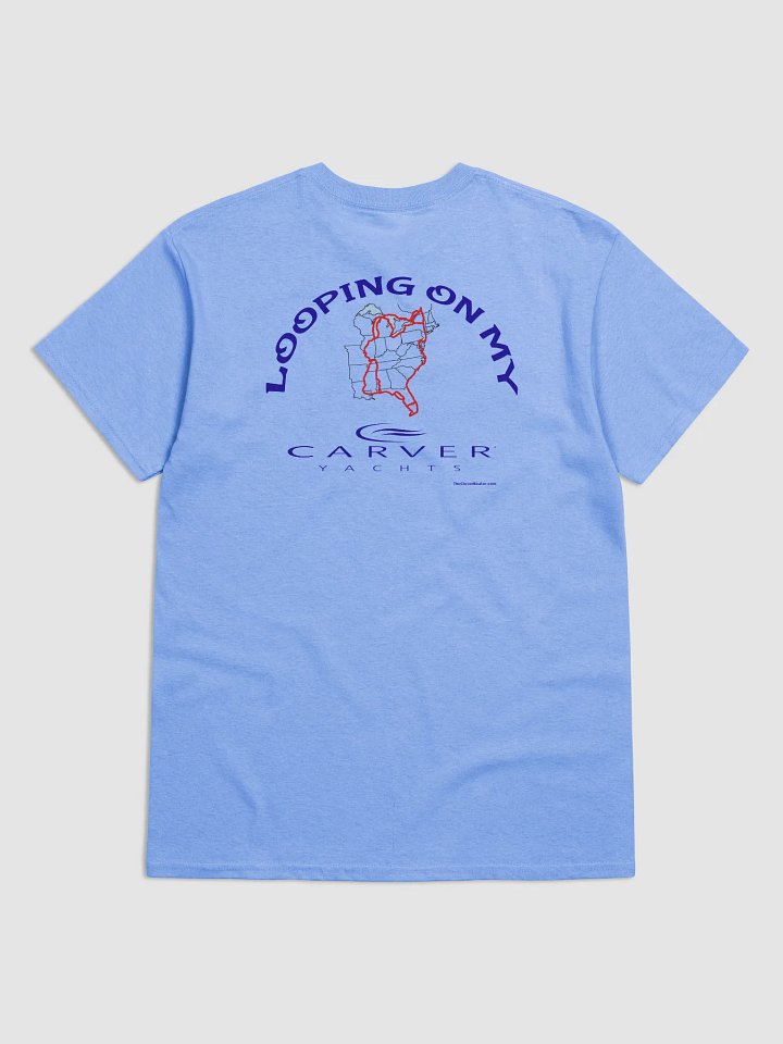 Looping On My Carver - T-Shirt - Light Shirt w/Blue Logo product image (1)
