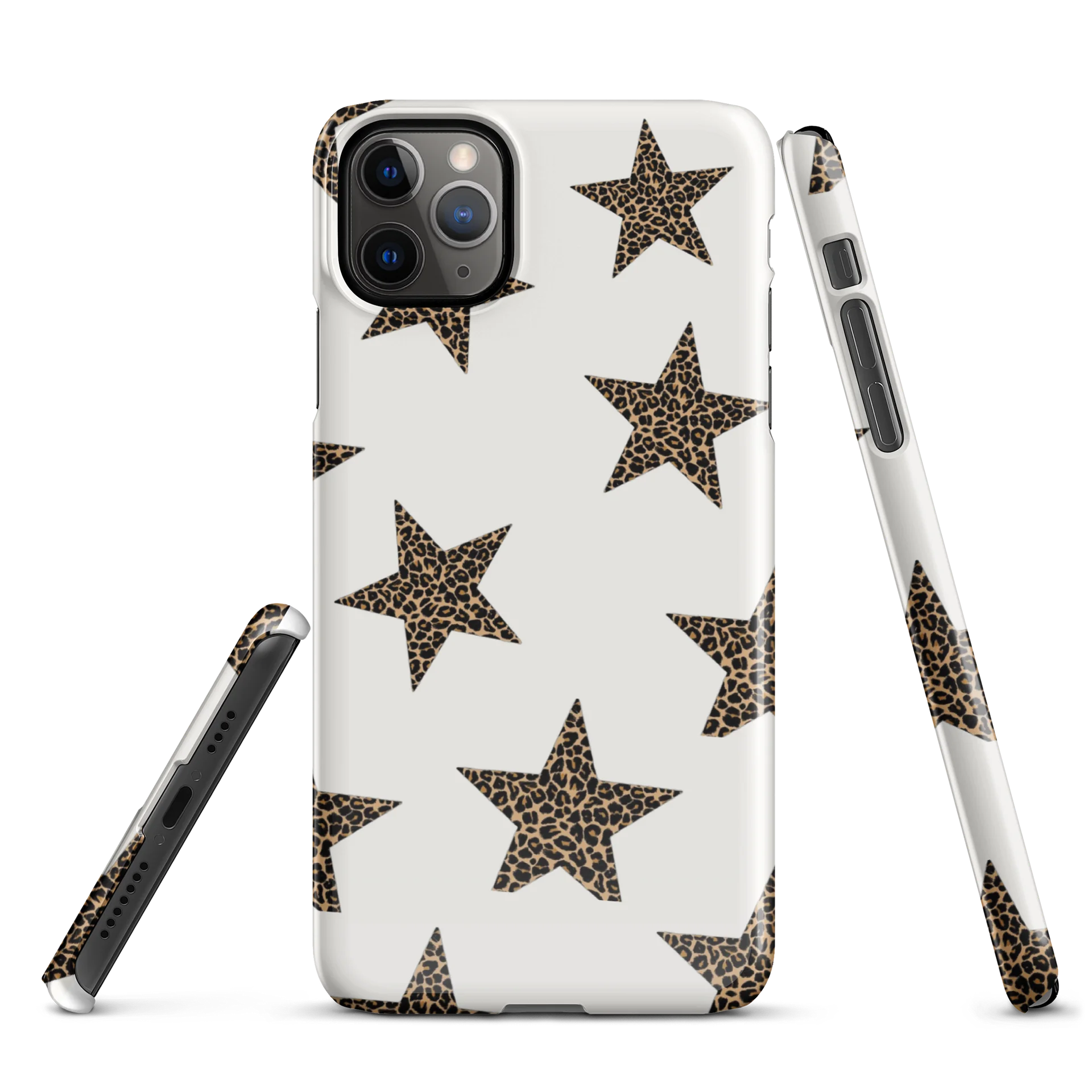Leopard Star Snap Case product image (1)