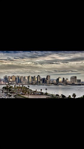 A stormy night in San Diego, as seen from the @sheratonsd!