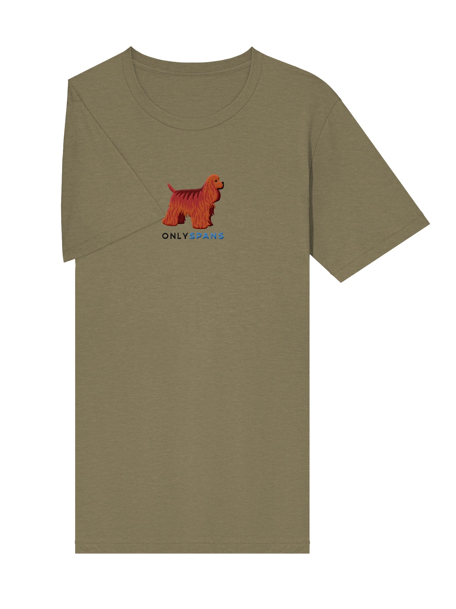 Only Spans T-Shirt(Embroidered) of an American Cocker Spaniel(Red) product image (17)