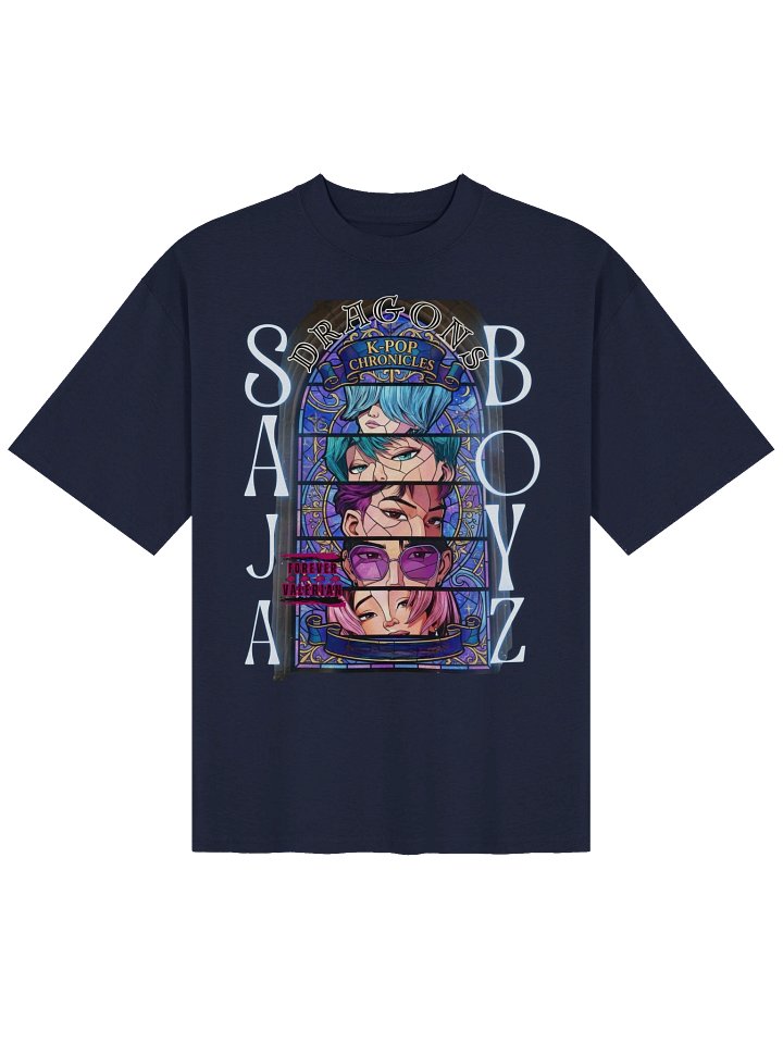 saja boyz mural oversized tee product image (3)