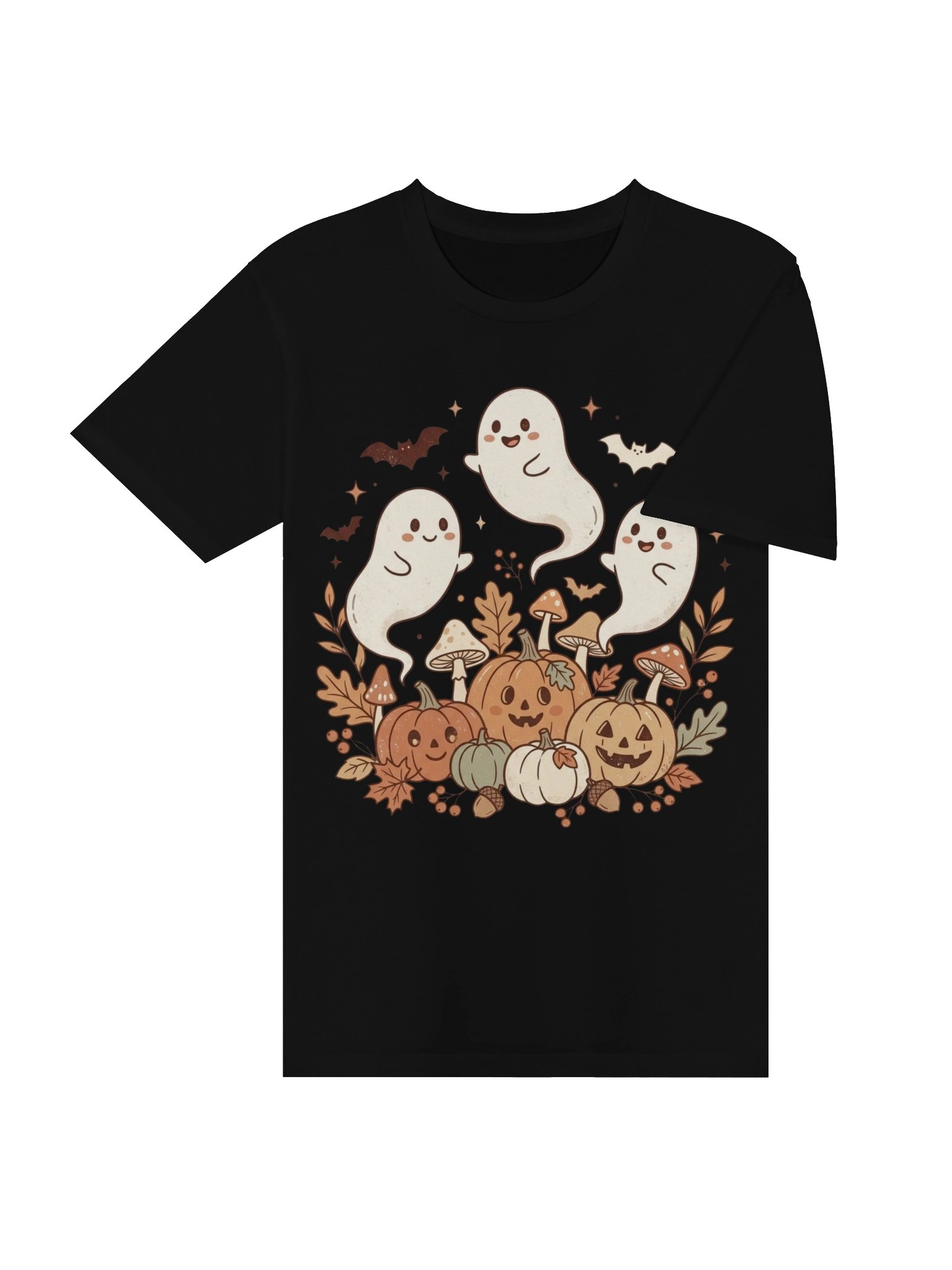 Ghosts & Pumpkins Halloween T-Shirt product image (4)