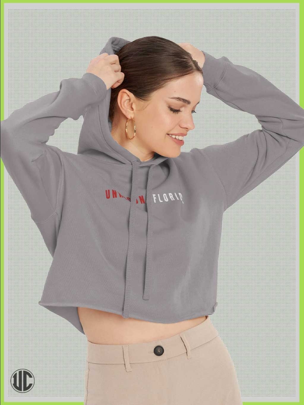 Crop Hoodie | Cocoa Beach FL | Skater Girl Crop Top product image (14)