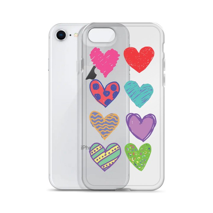 Vibrant Hearts iPhone® Case product image (51)