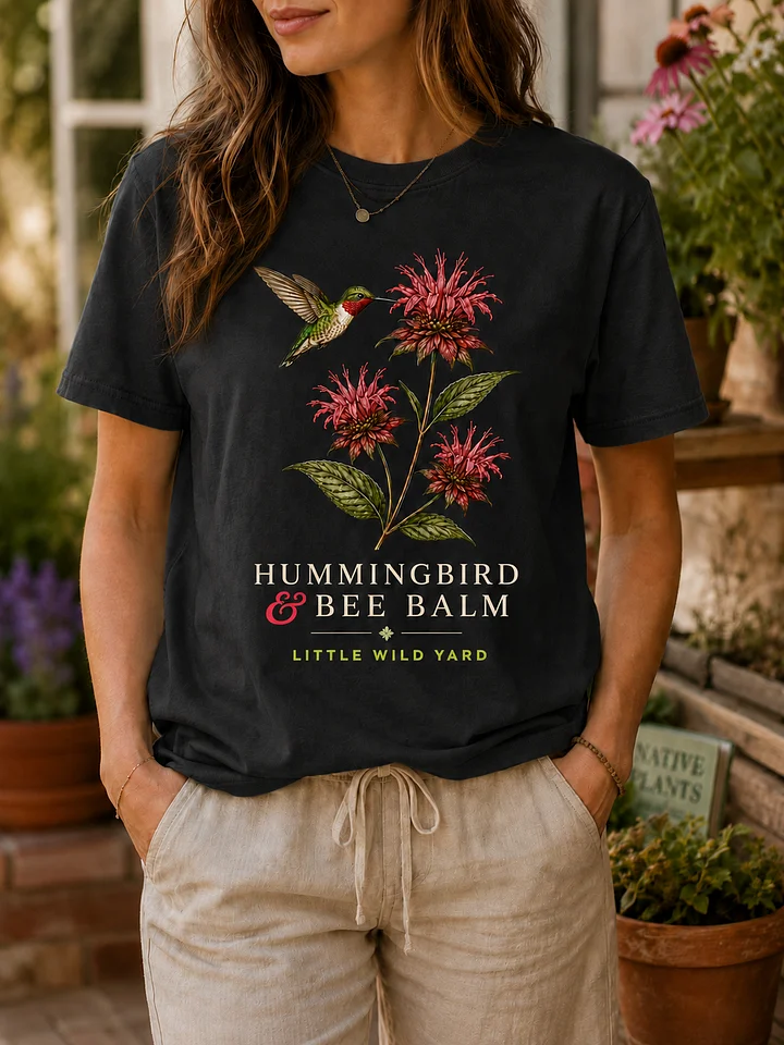 Hummingbird & Bee Balm T-shirt product image (2)