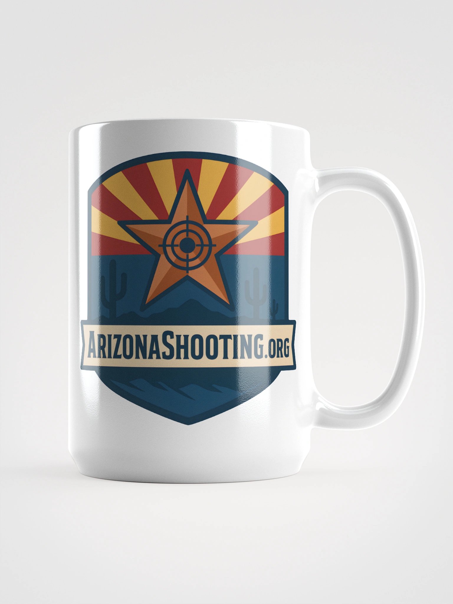 AZS Mug - White (Dual Logo) product image (2)