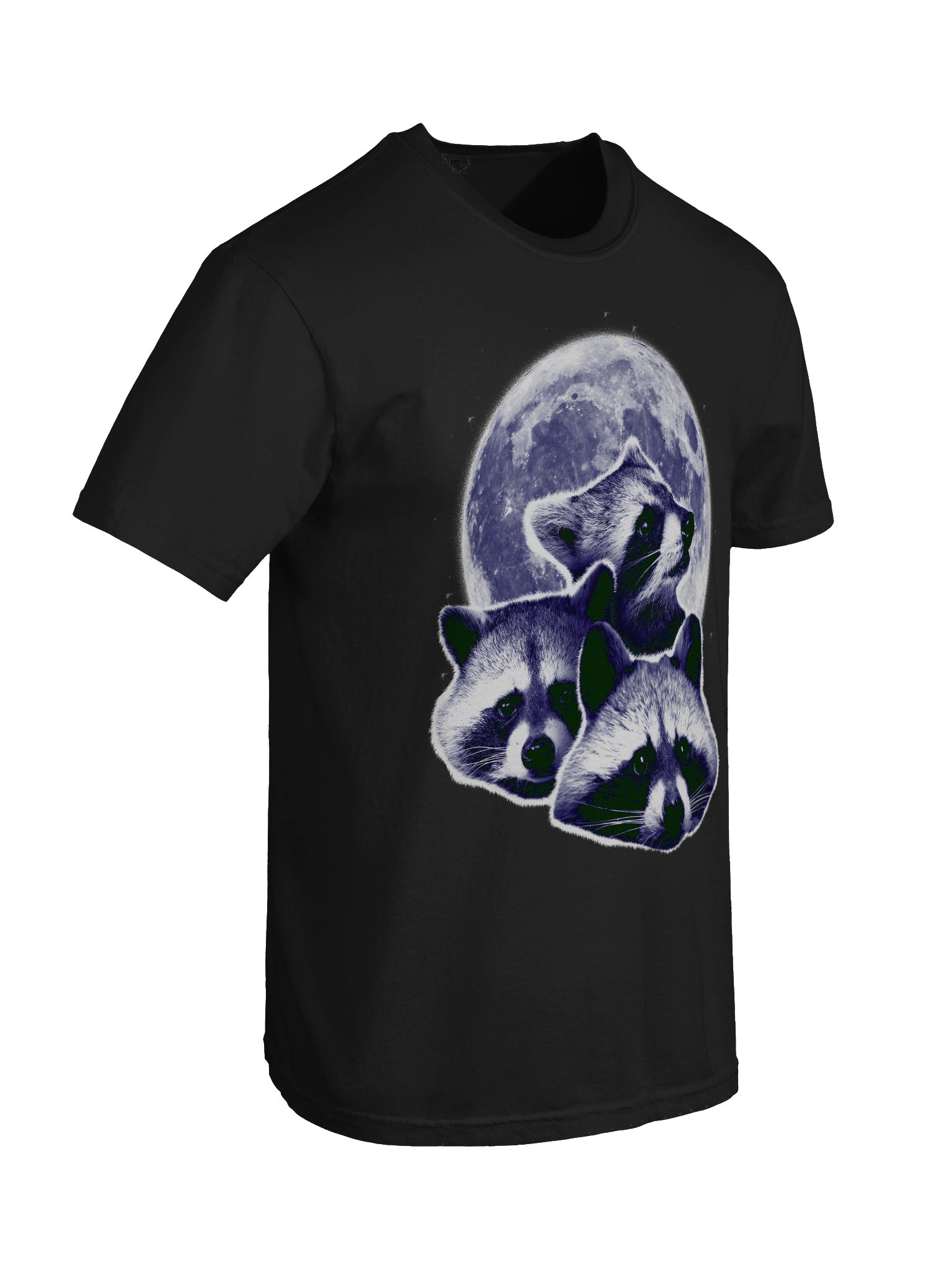 Three Raccoon Moon T-Shirt product image (6)