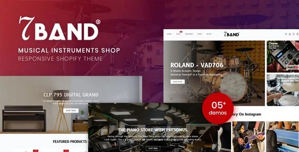 7Band - Musical Instruments Shop Shopify Theme product image (1)