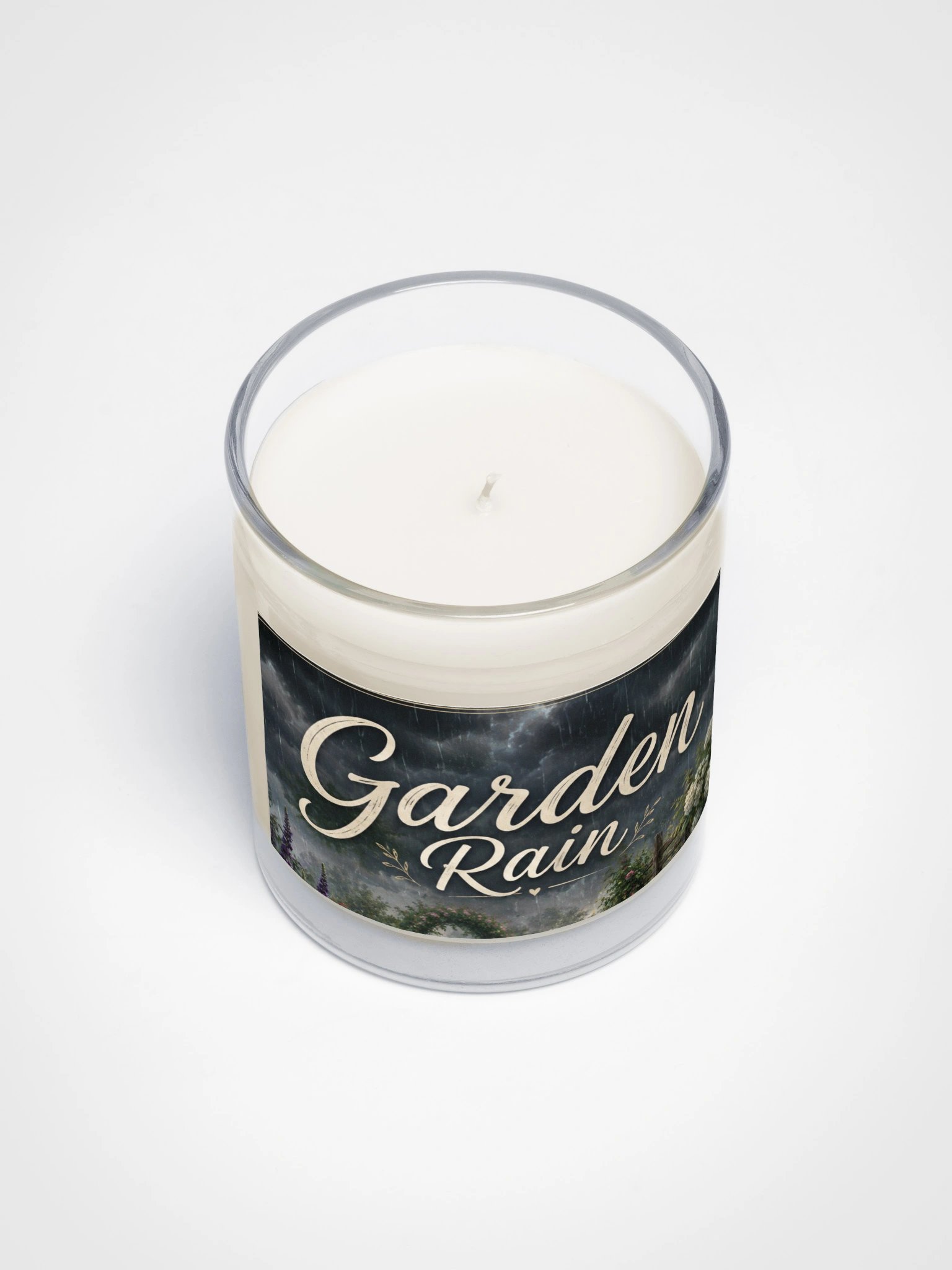Garden Rain Soy Wax Candle (Natural Scent) product image (3)